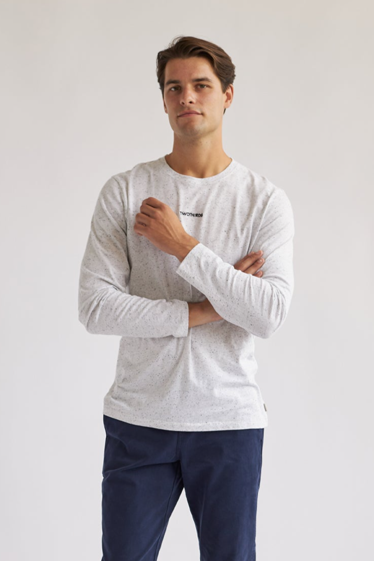 TWOTHIRDS Herren vegan T-Shirt Carlingford WeiÃŸ