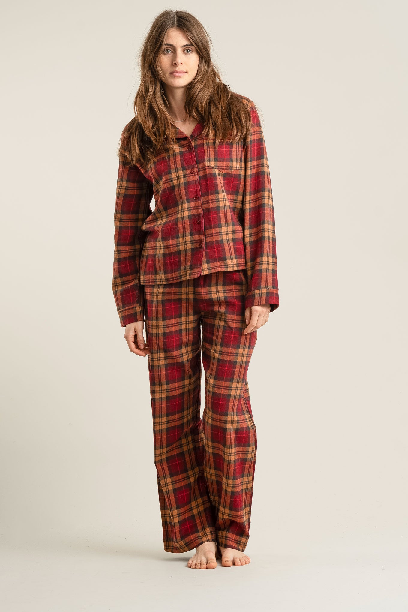 Image of KOMODO dames vegan Pyjamaset Jim Jam Berry