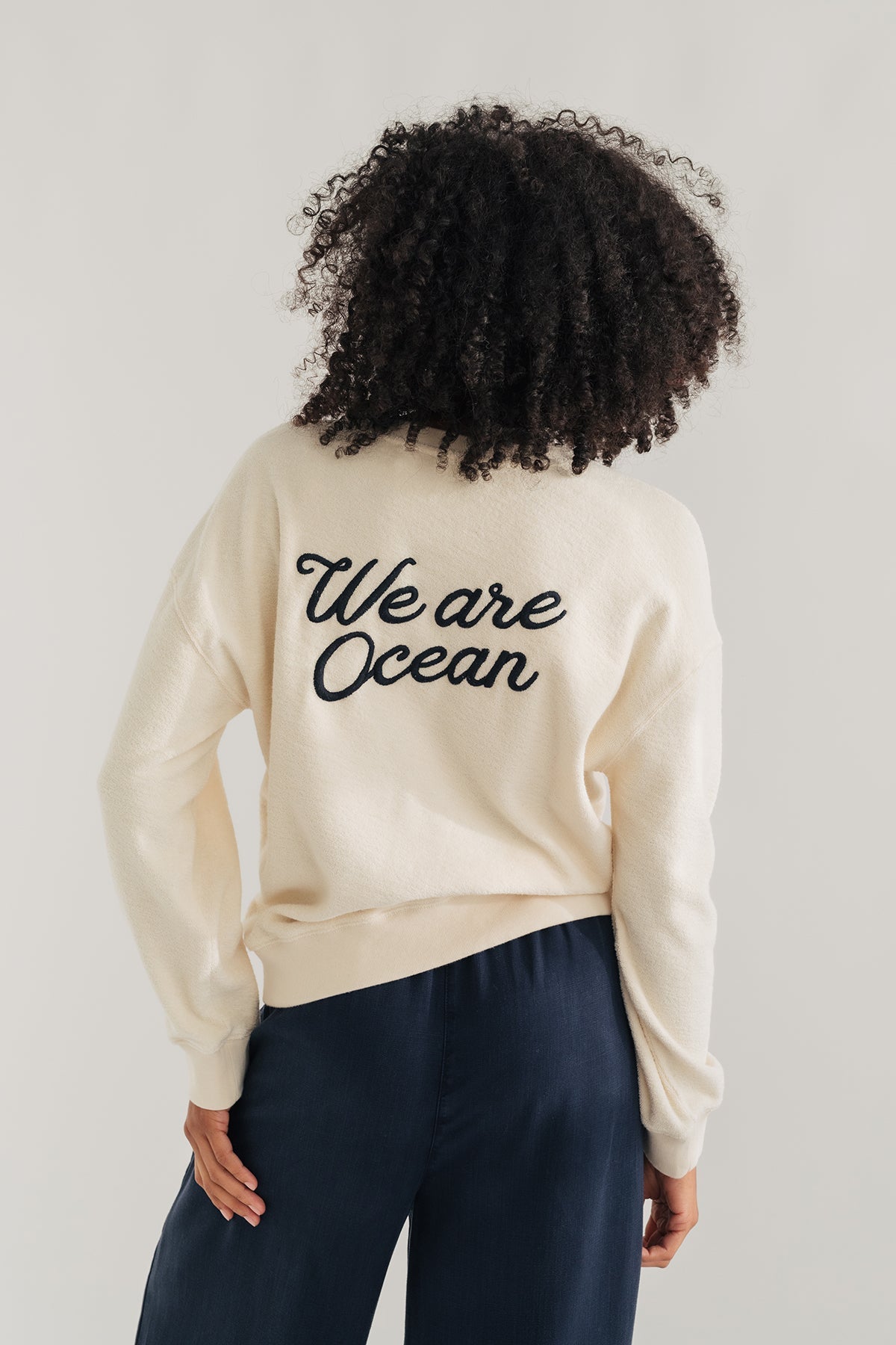 Image of TWOTHIRDS dames vegan Sweatshirt Belitz Ecru