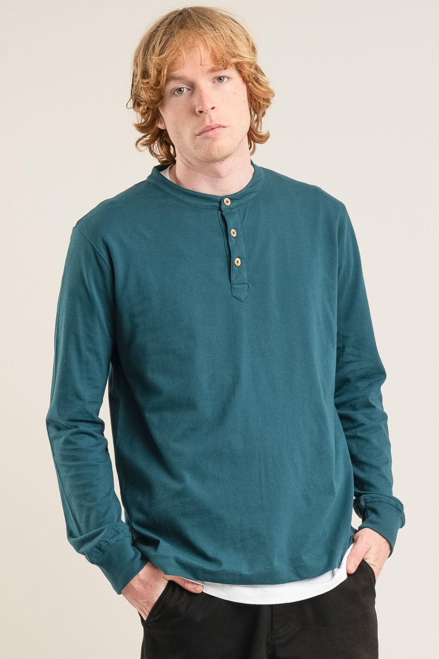 KOMODO Herren vegan Oberteil Arlo Teal
