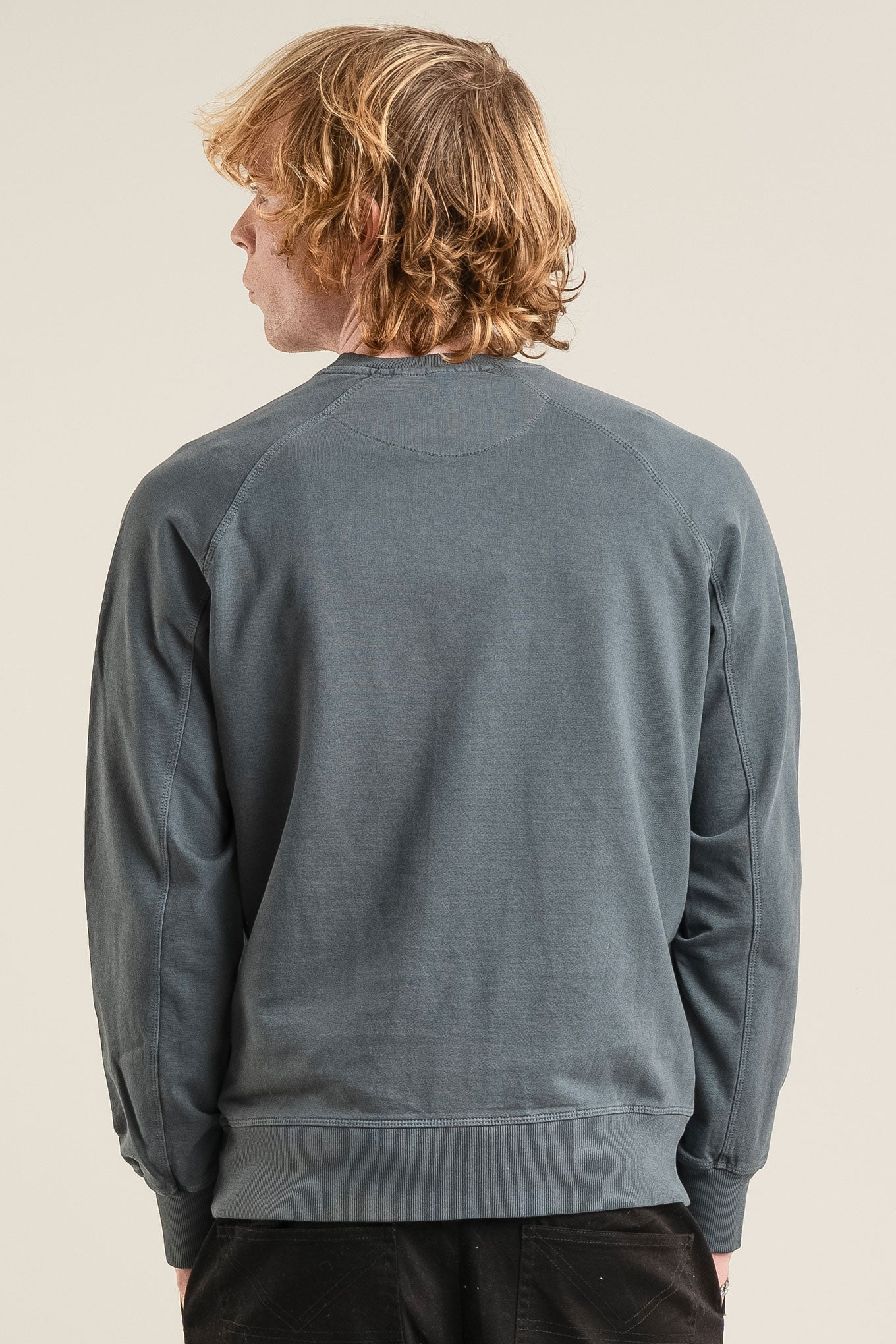 KOMODO men vegan Sweatshirt Anton Washed Black