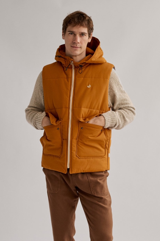 TWOTHIRDS Herren vegan Jacke Newtownards Kürbis Orange