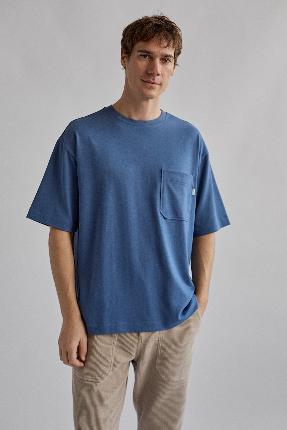 108317 - Herren vegan T-Shirt Whitestrand Vintage Indigo