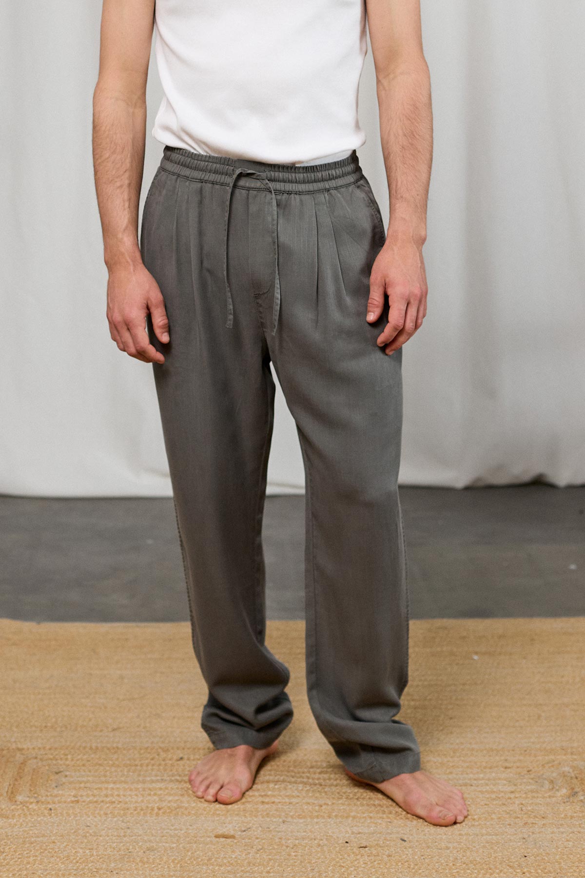 Image of TWOTHIRDS mannen vegan Broek Ahlbeck Gunmetal