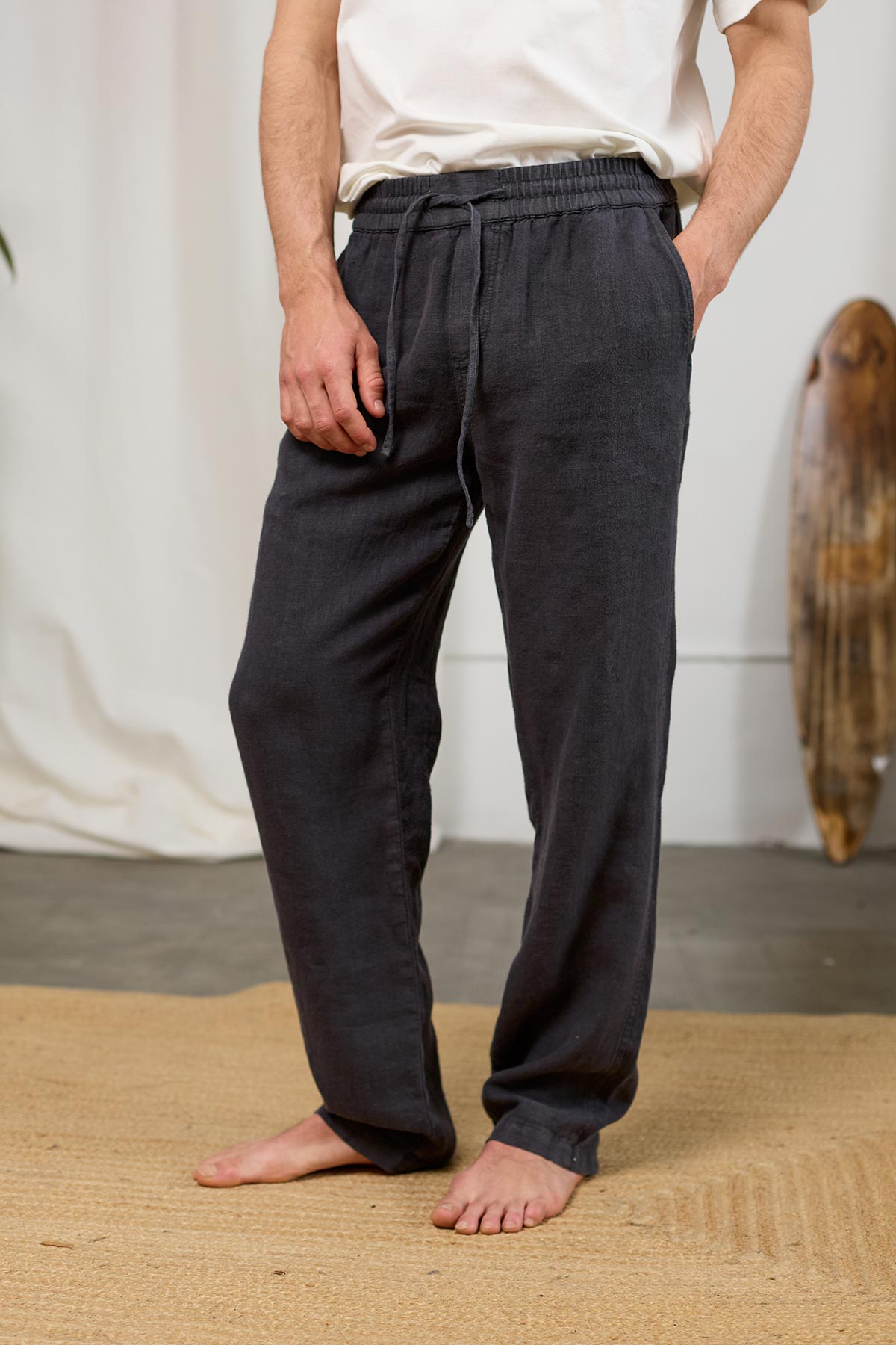 Image of TWOTHIRDS mannen vegan Broek Kotomo Dark Sand