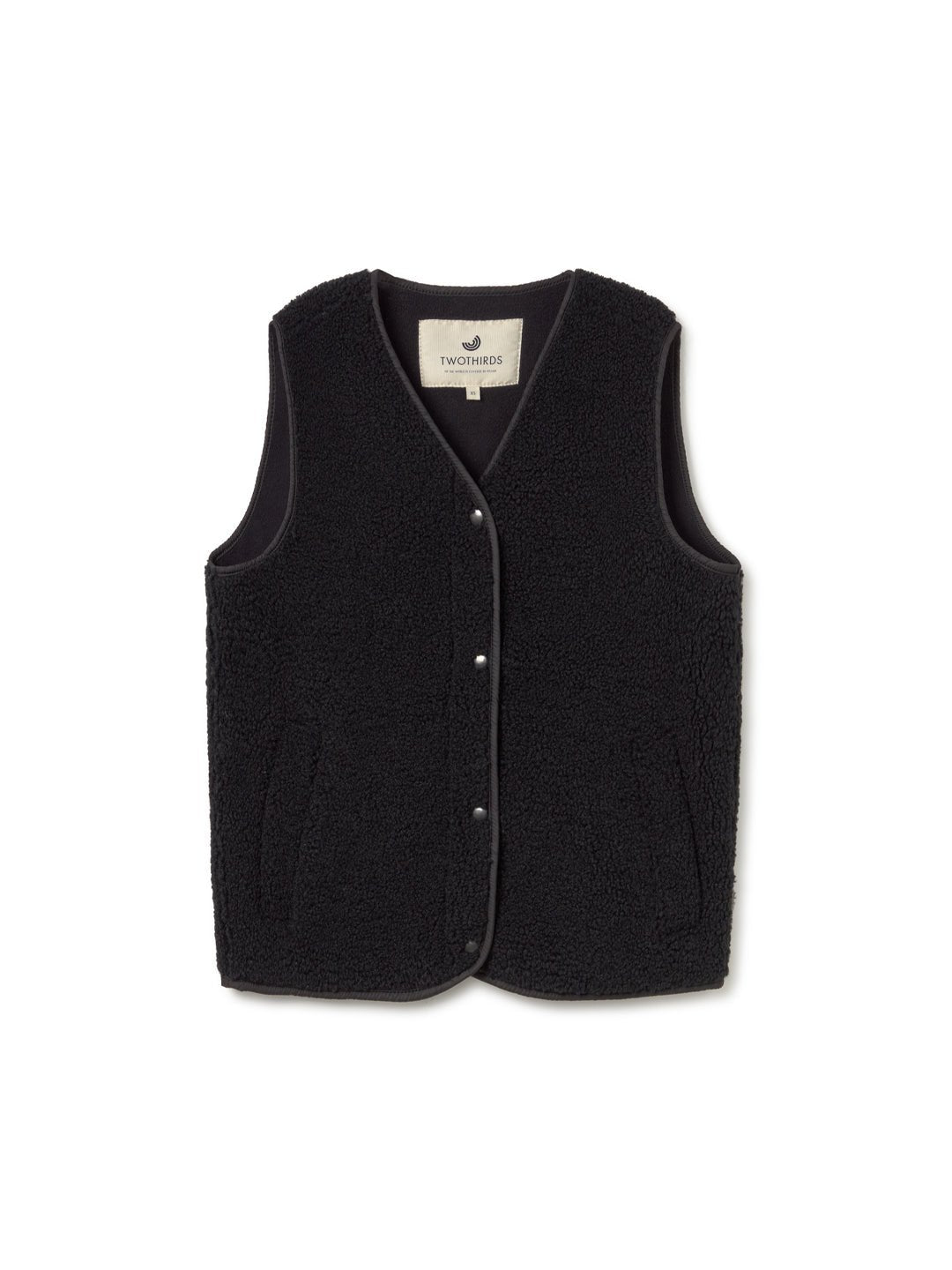 TWOTHIRDS womens vegan Bodywarmer Henderson Black