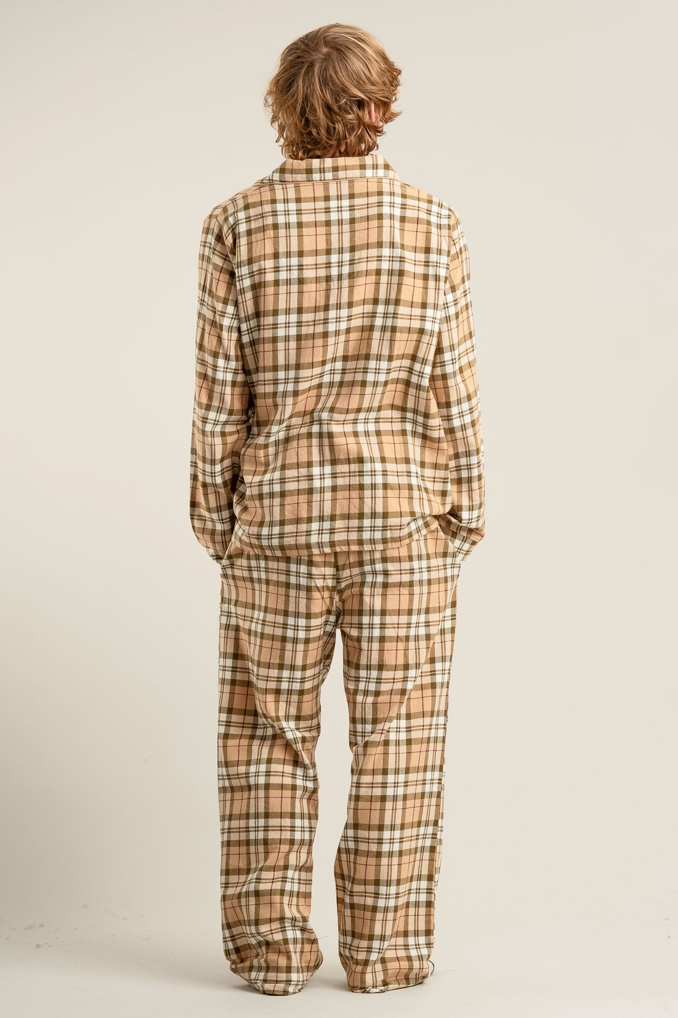 KOMODO men vegan Pajama Set Jim Jam Sand