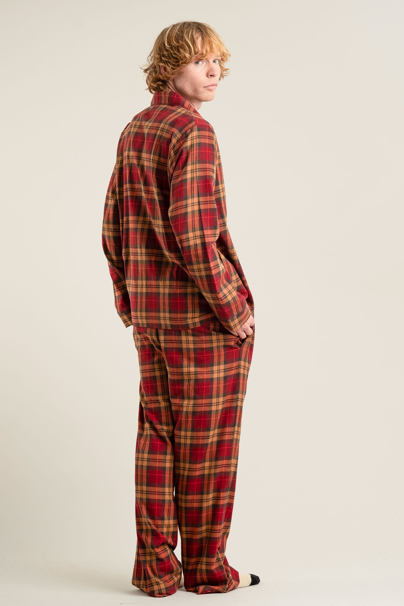 Image of KOMODO mannen vegan Pyjamaset Jim Jam Berry