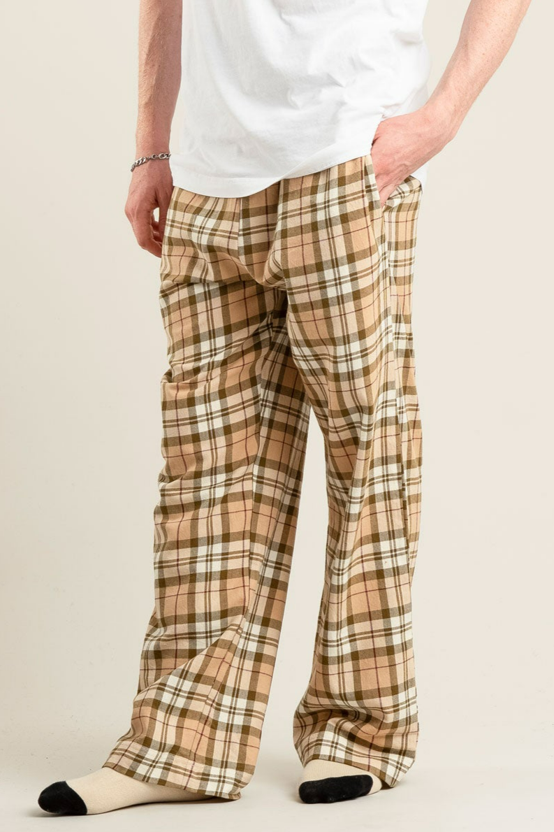 KOMODO Herren vegan Pyjamahose Jim Jam Sand