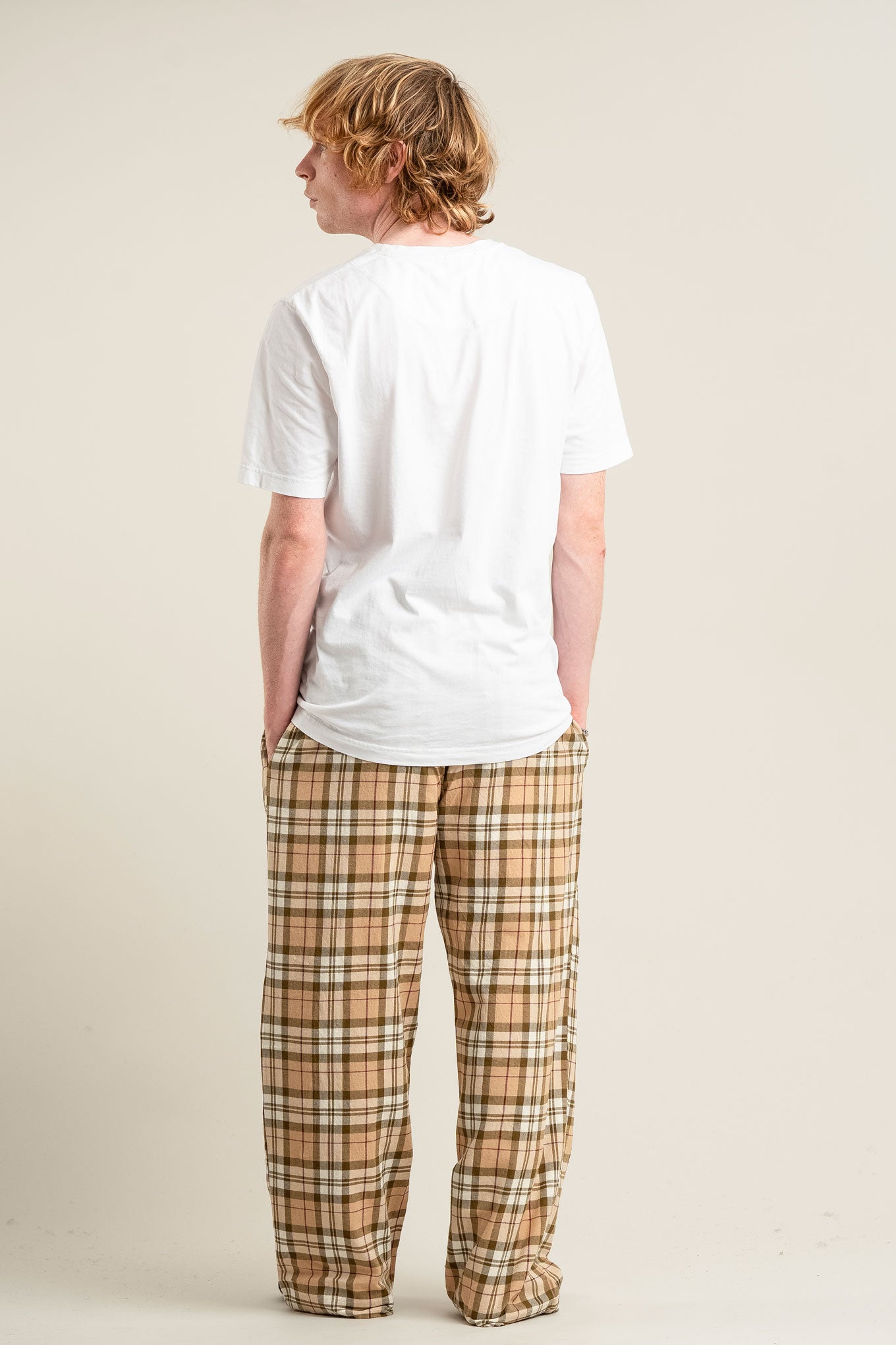 KOMODO men vegan Pajama Bottoms Jim Jam Sand