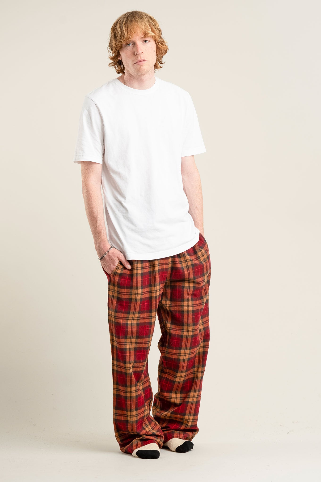 KOMODO men vegan Pyjama Bottoms Jim Jam Berry