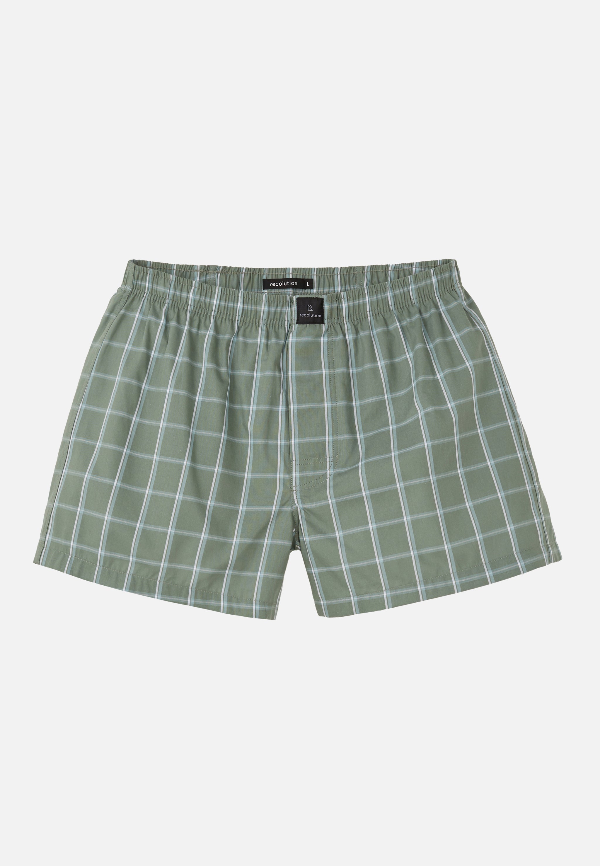 Recolution Boxershorts Amargo Check Khaki