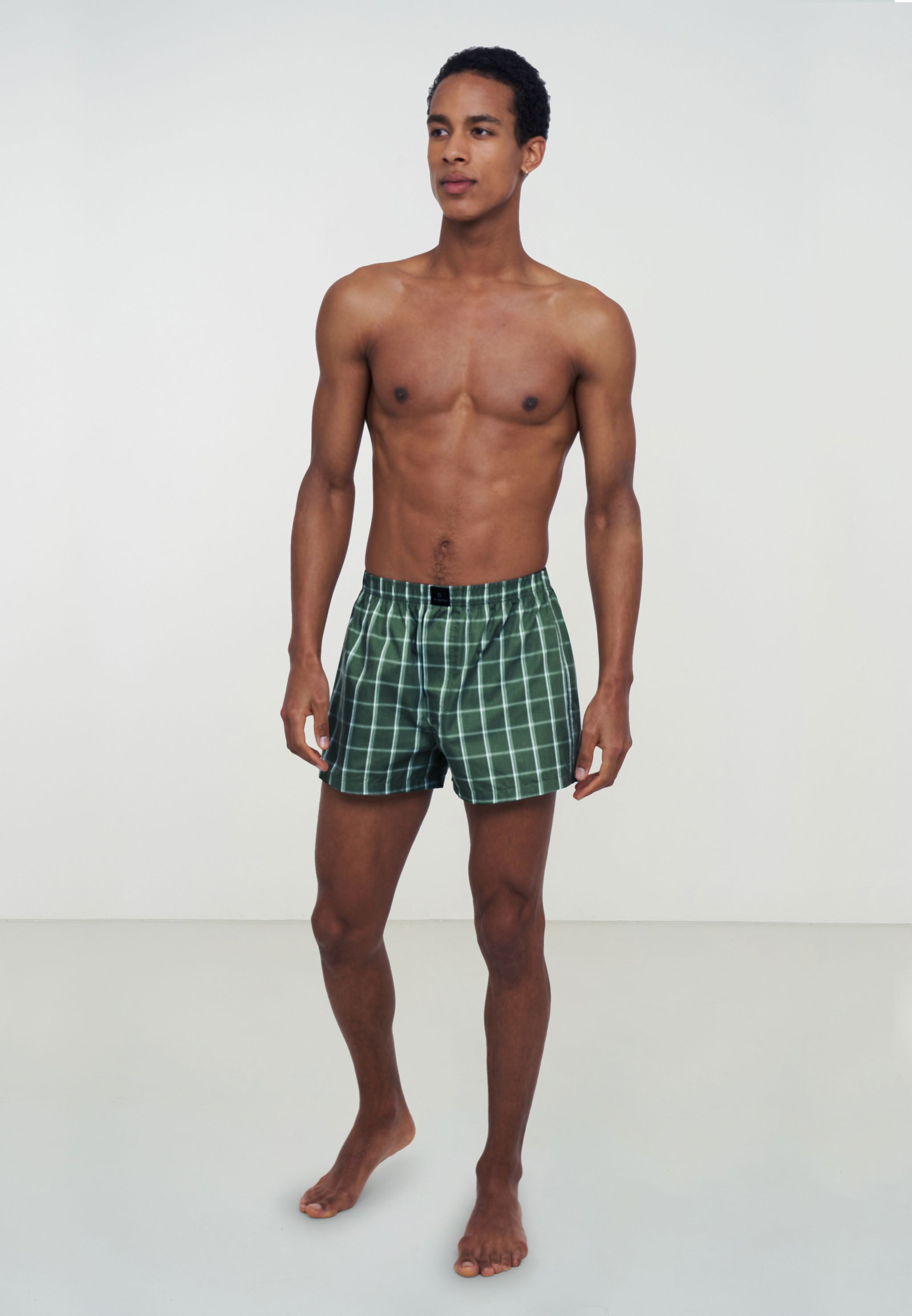 Recolution Boxershorts Amargo Check Khaki