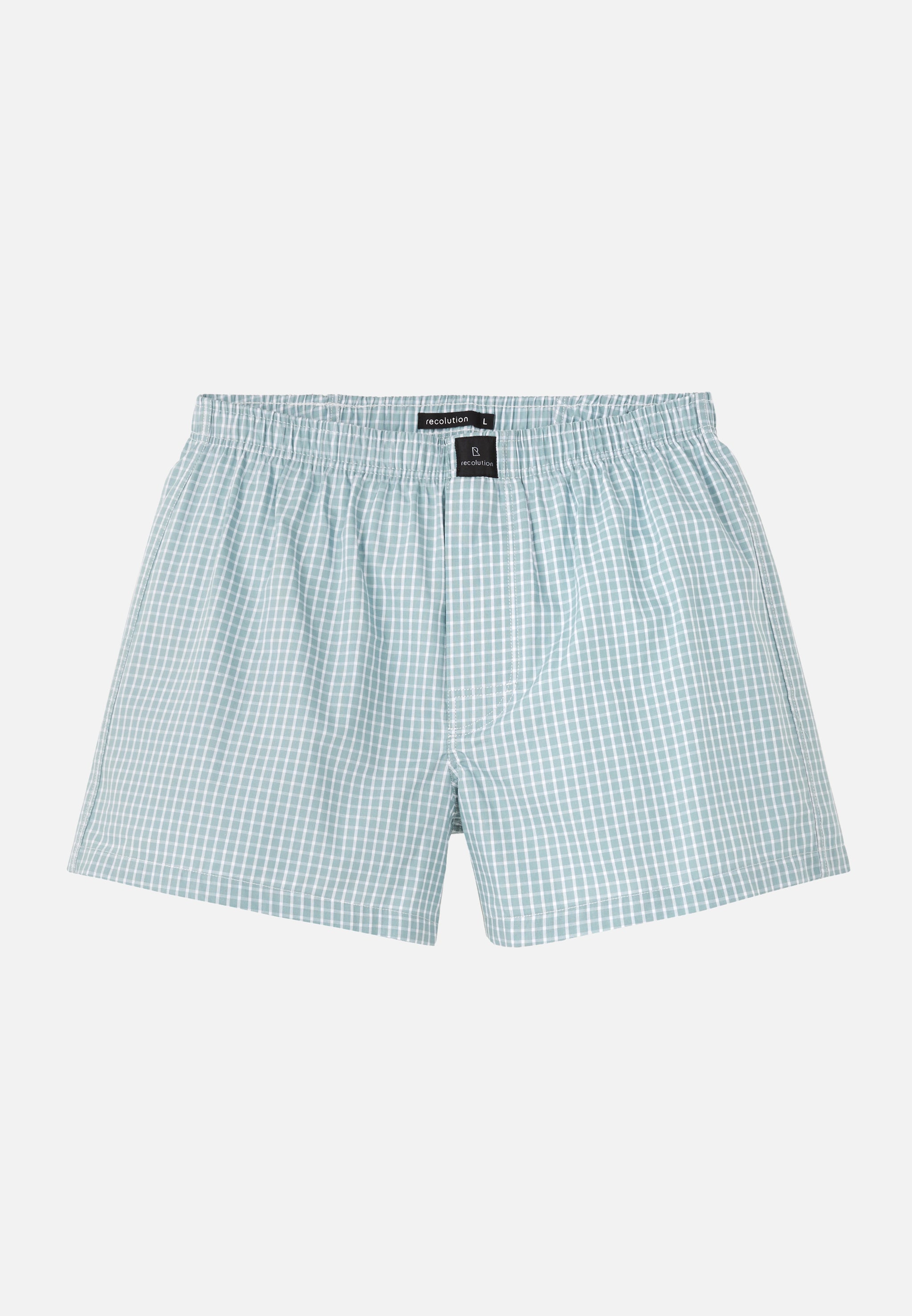 Recolution Boxers Amargo Check Mineral Blue/White