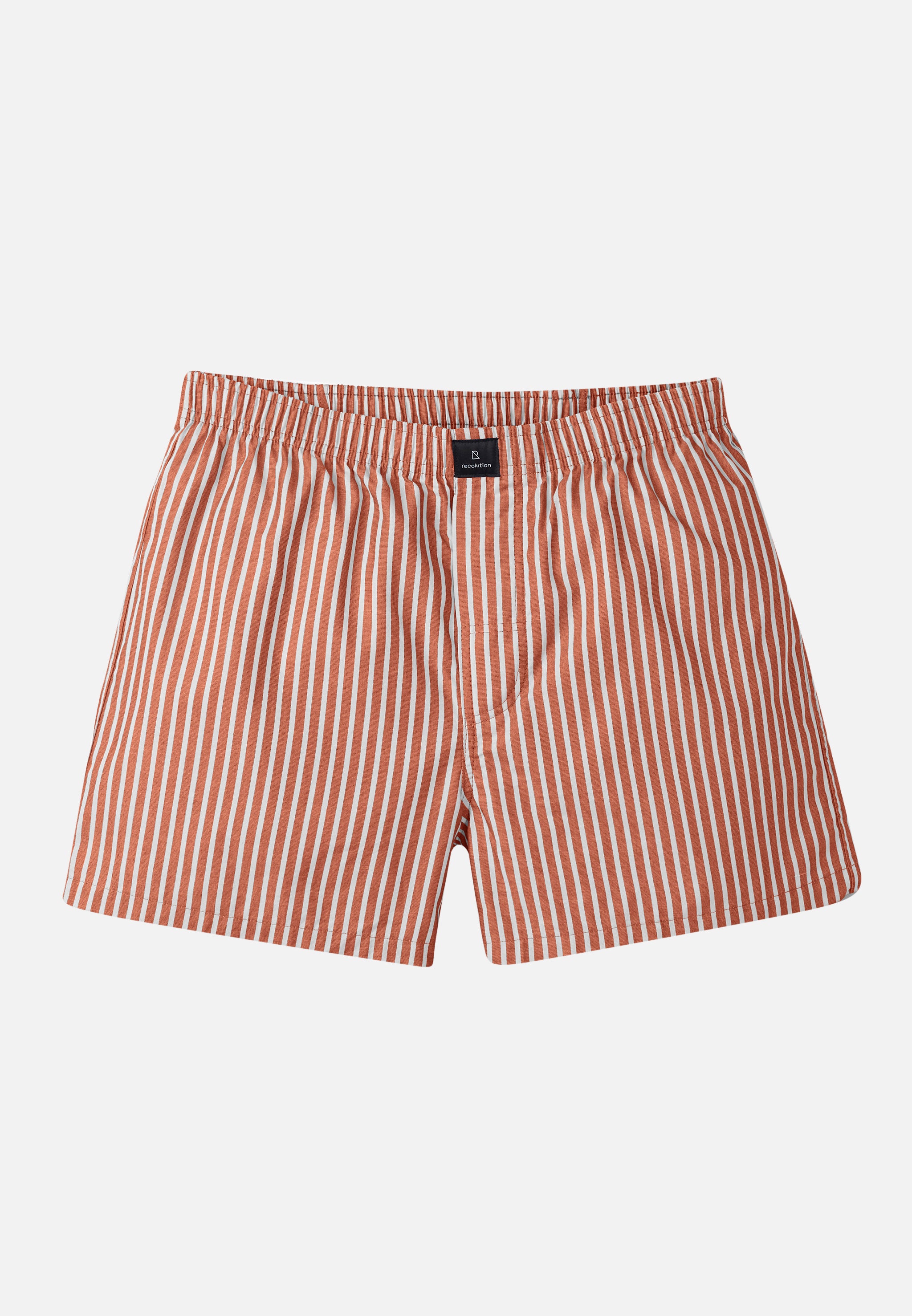 Recolution Boxershorts Amargo Stripes Orange/White