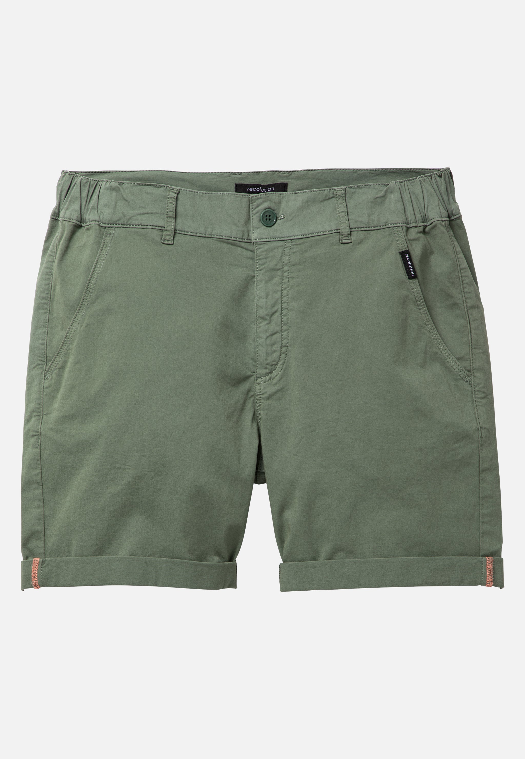 Recolution men vegan Shorts Majoram Khaki