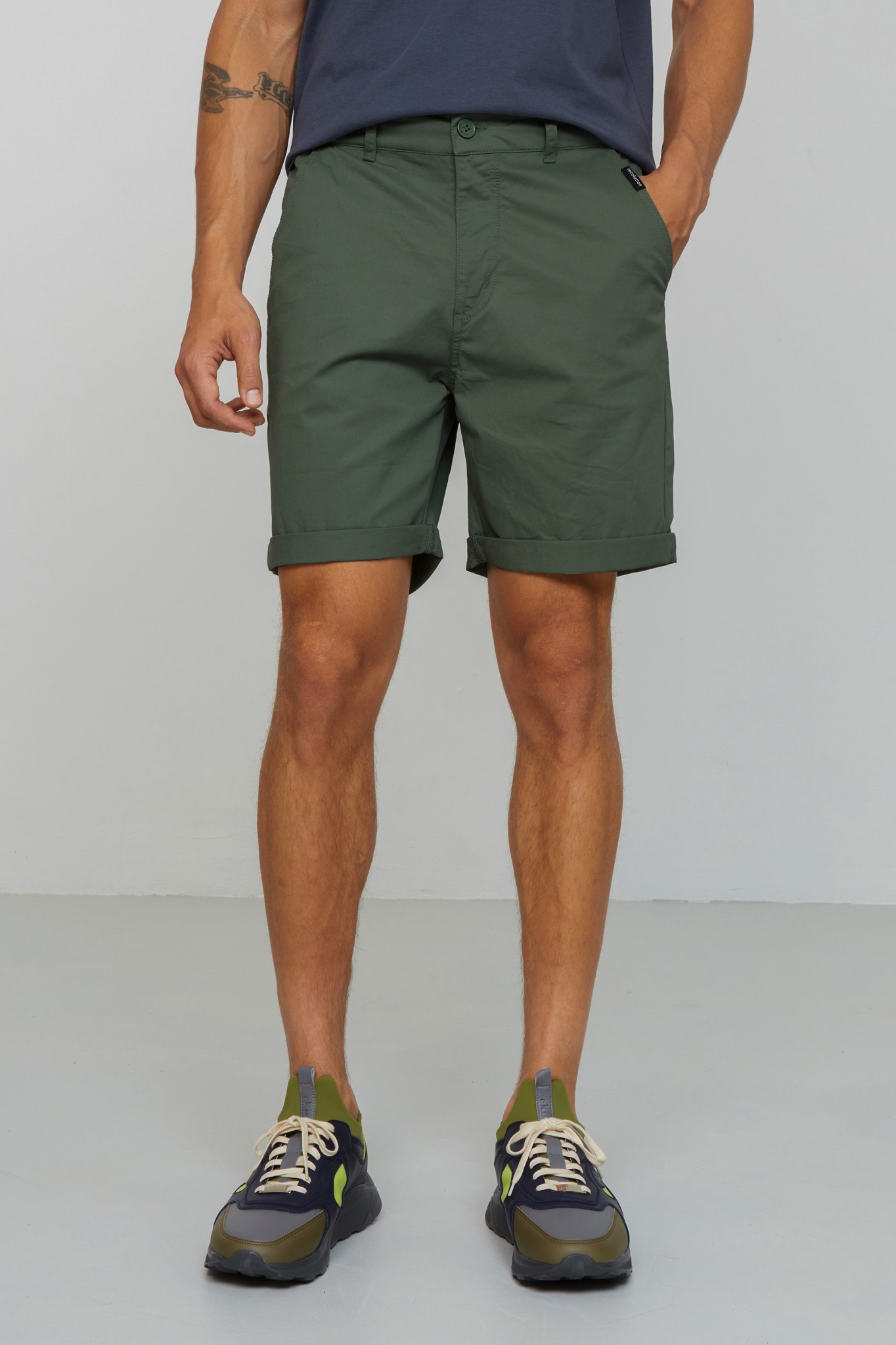 Image of Recolution mannen vegan Korte Broek Majoram Khaki