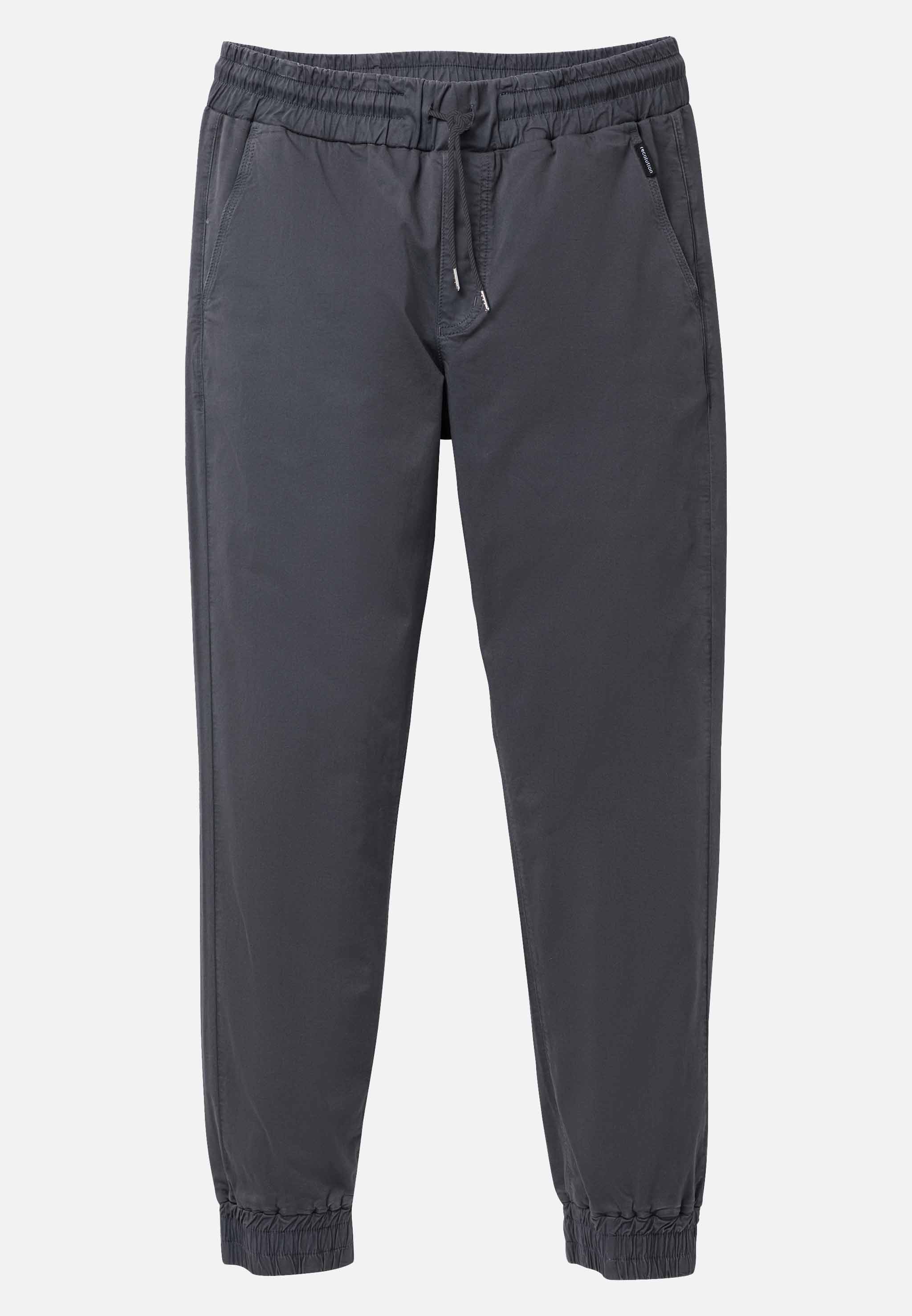 Recolution men vegan Sweatpants Chinos Musa Dark Grey
