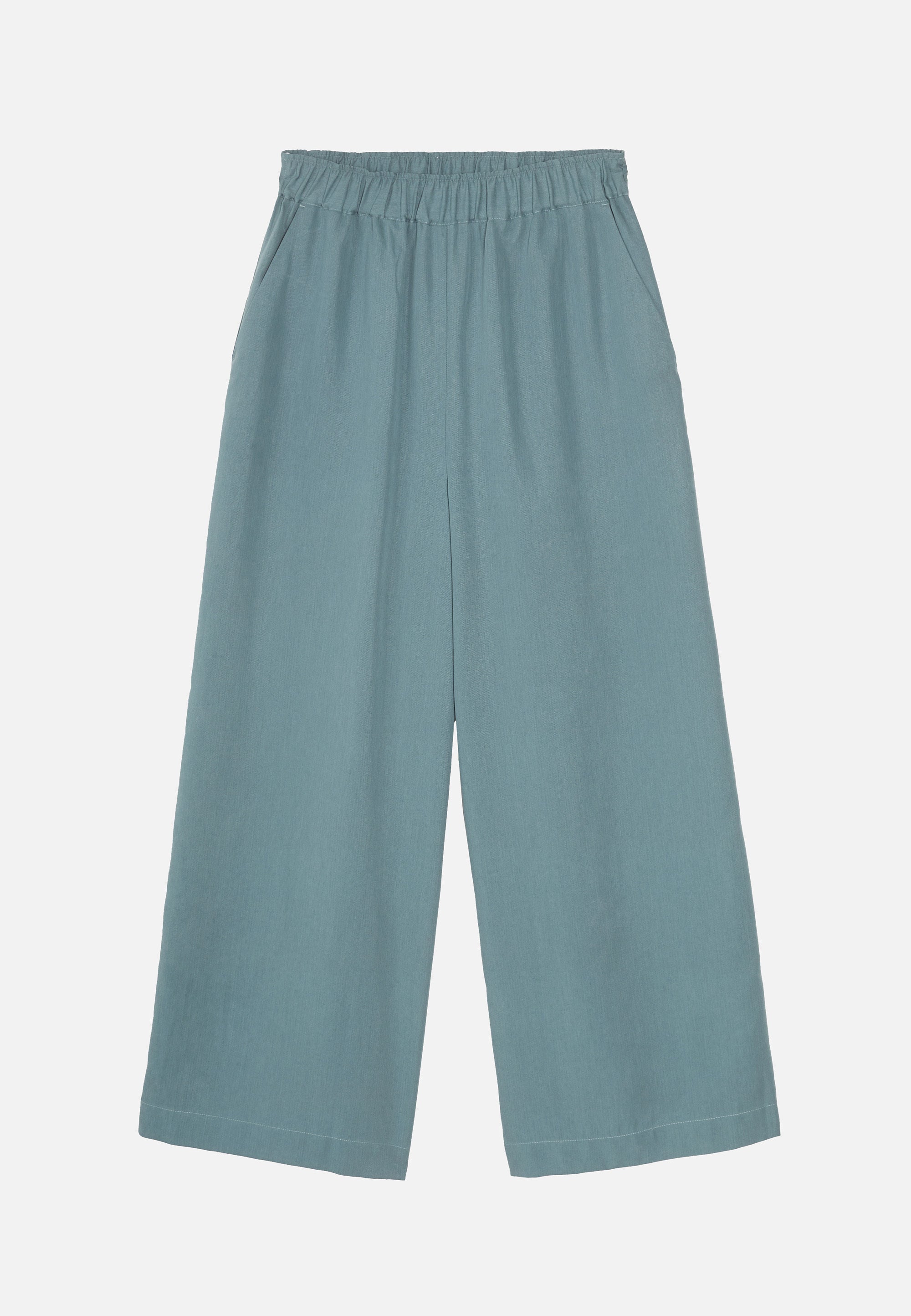 Recolution womens vegan Culotte Trousers Bilberry Eucalyptus