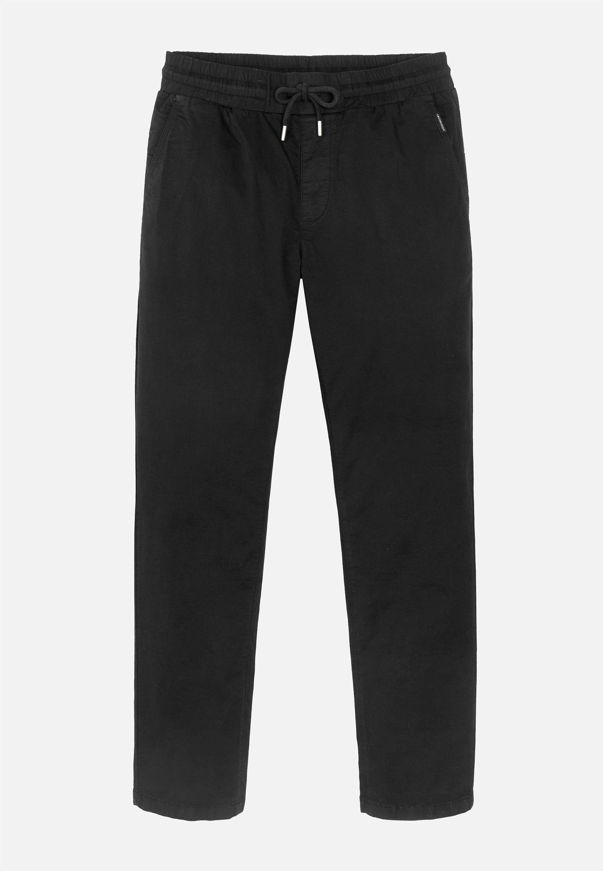 Recolution men vegan Sweatpants Chino Taro Black