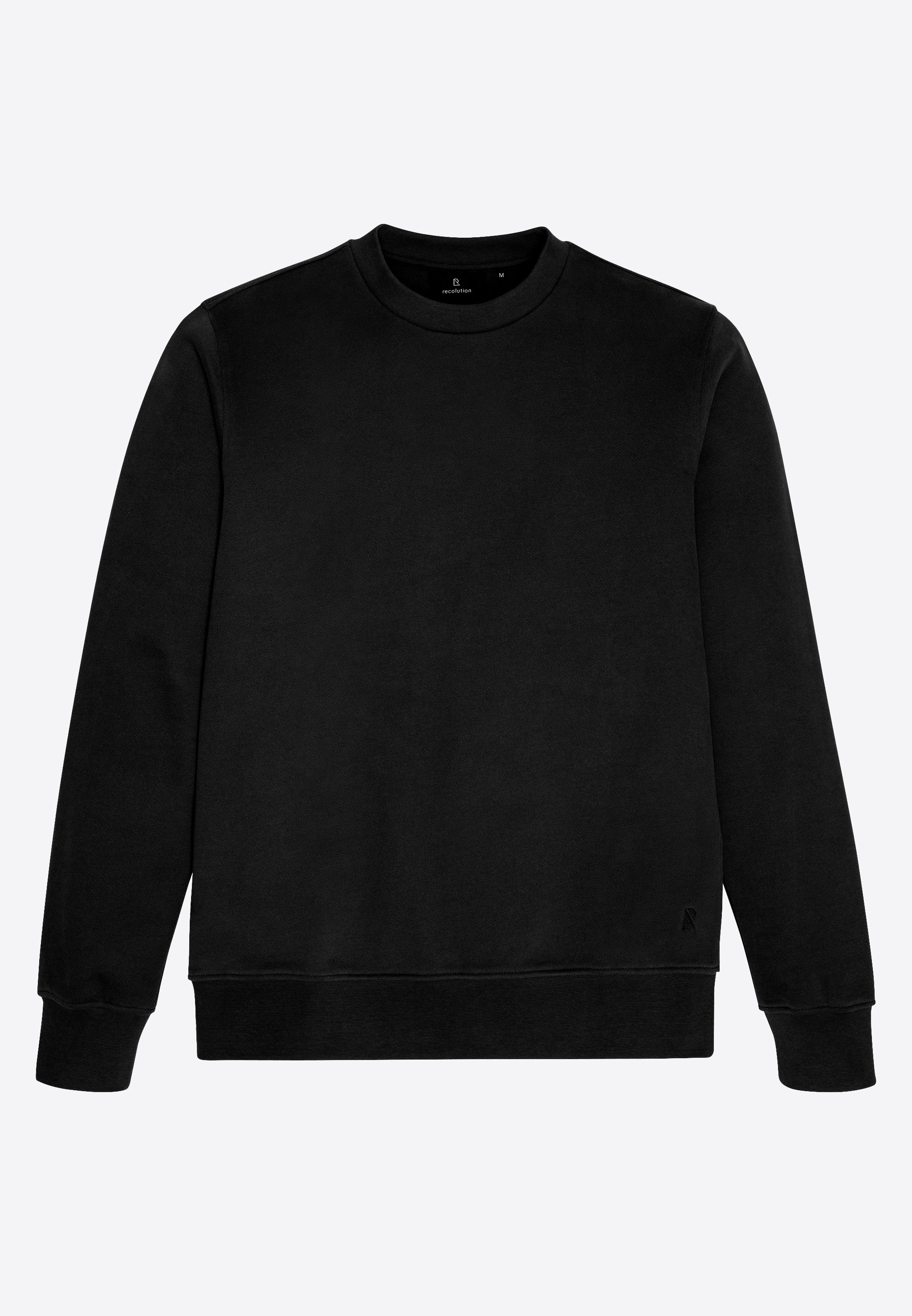 Recolution men vegan Sweatshirt Tamarillo Black