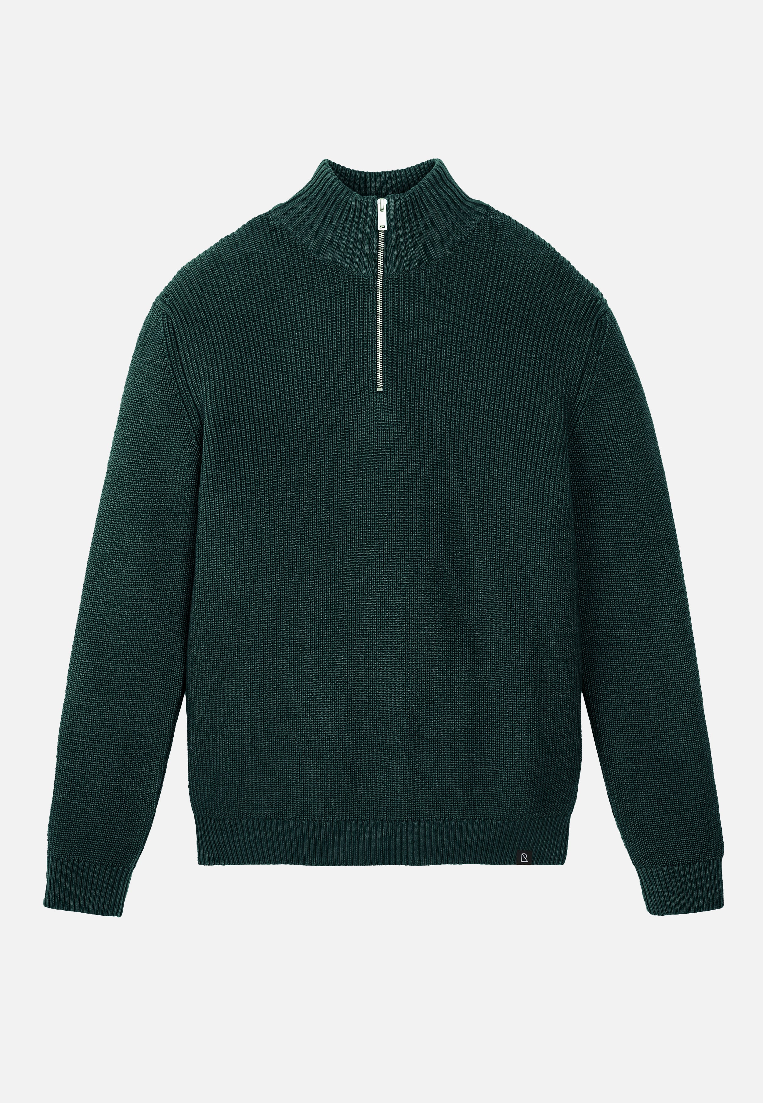 Recolution men vegan Sweater Knit Helantium Deep Green