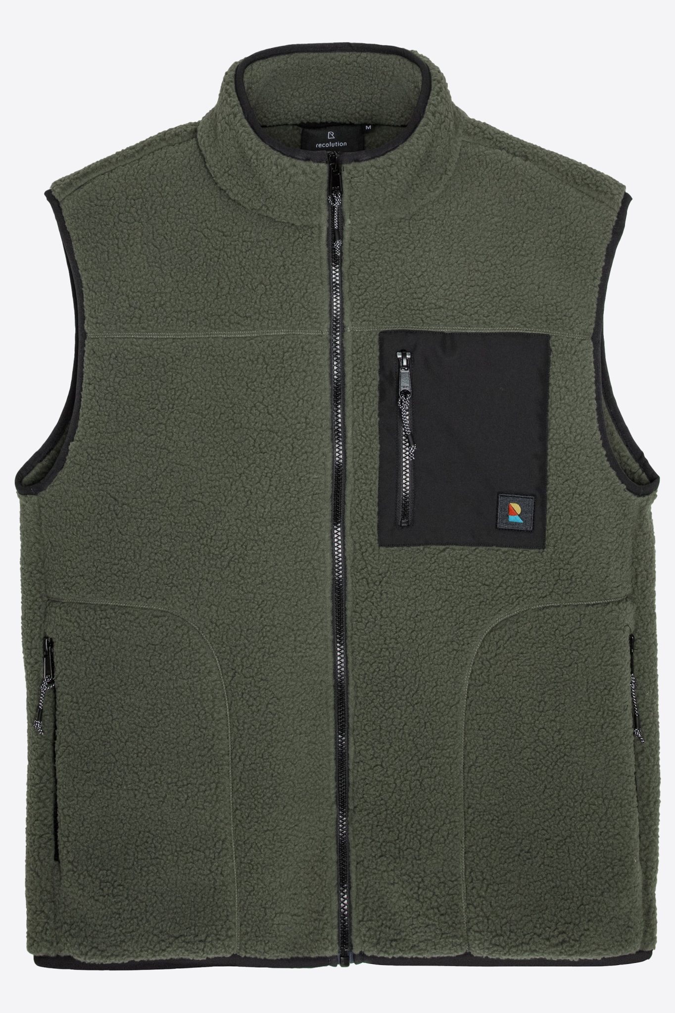 Recolution Damen vegan Weste Bonsai Dark Khaki