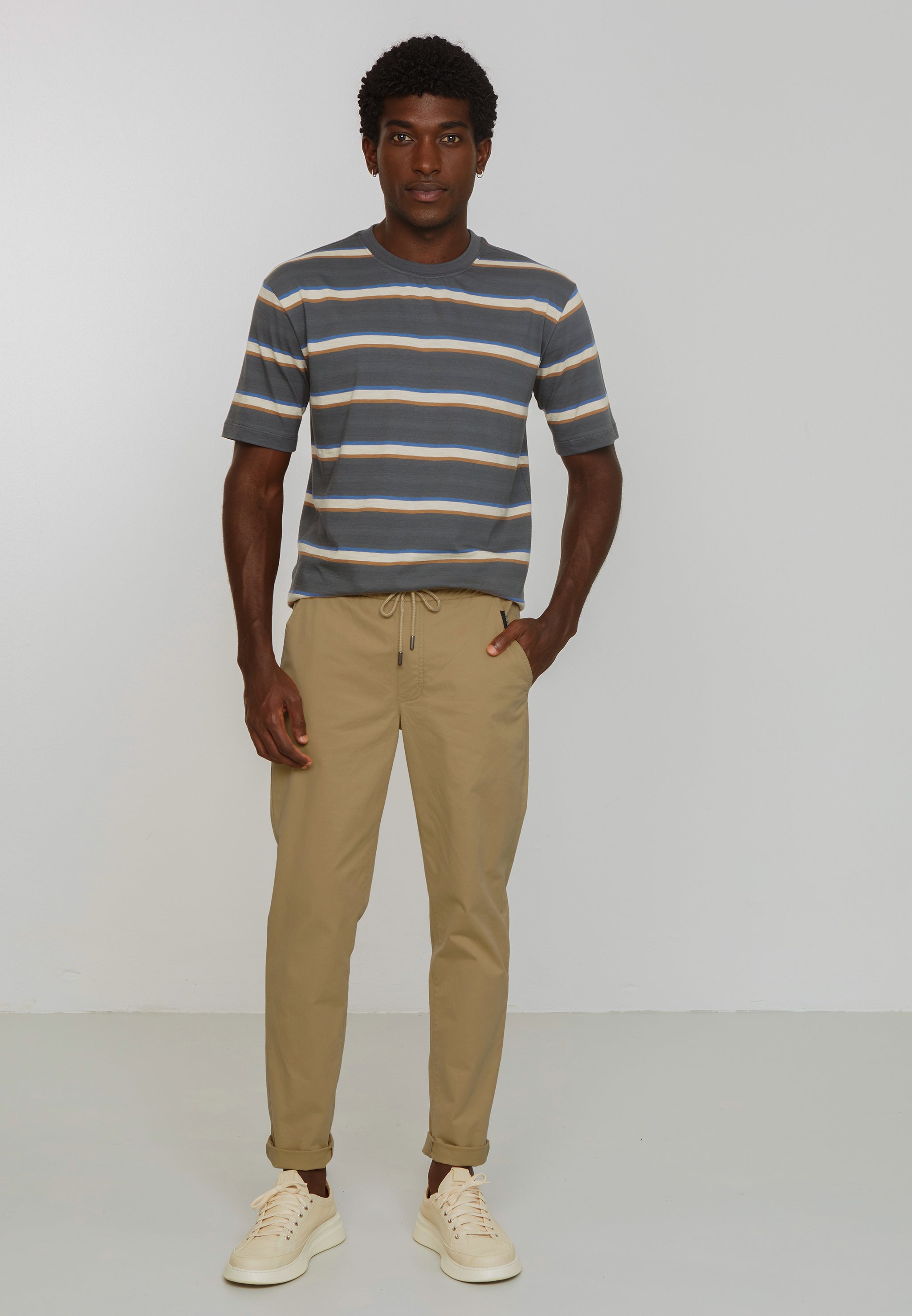 Recolution Chino Sweatpants Taro Dark Sand
