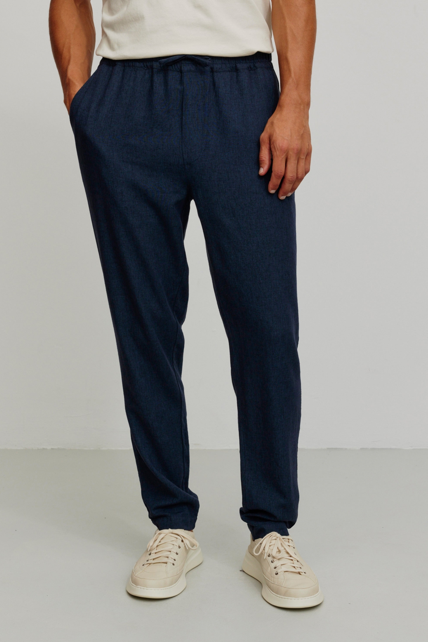 Image of Recolution mannen vegan Tangelo Marineblauwe Broek