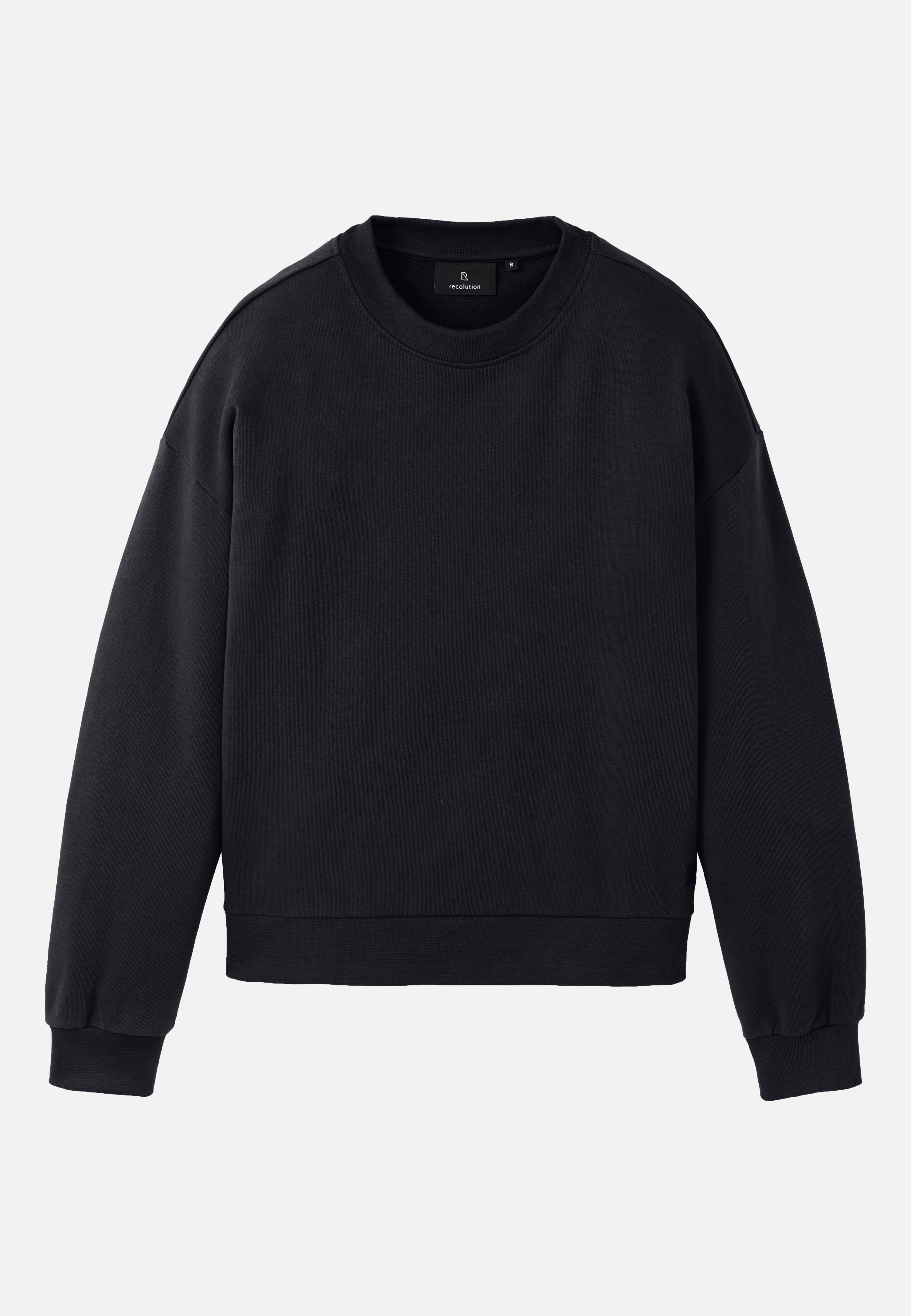 Recolution womens vegan Sweatshirt Nerine Black