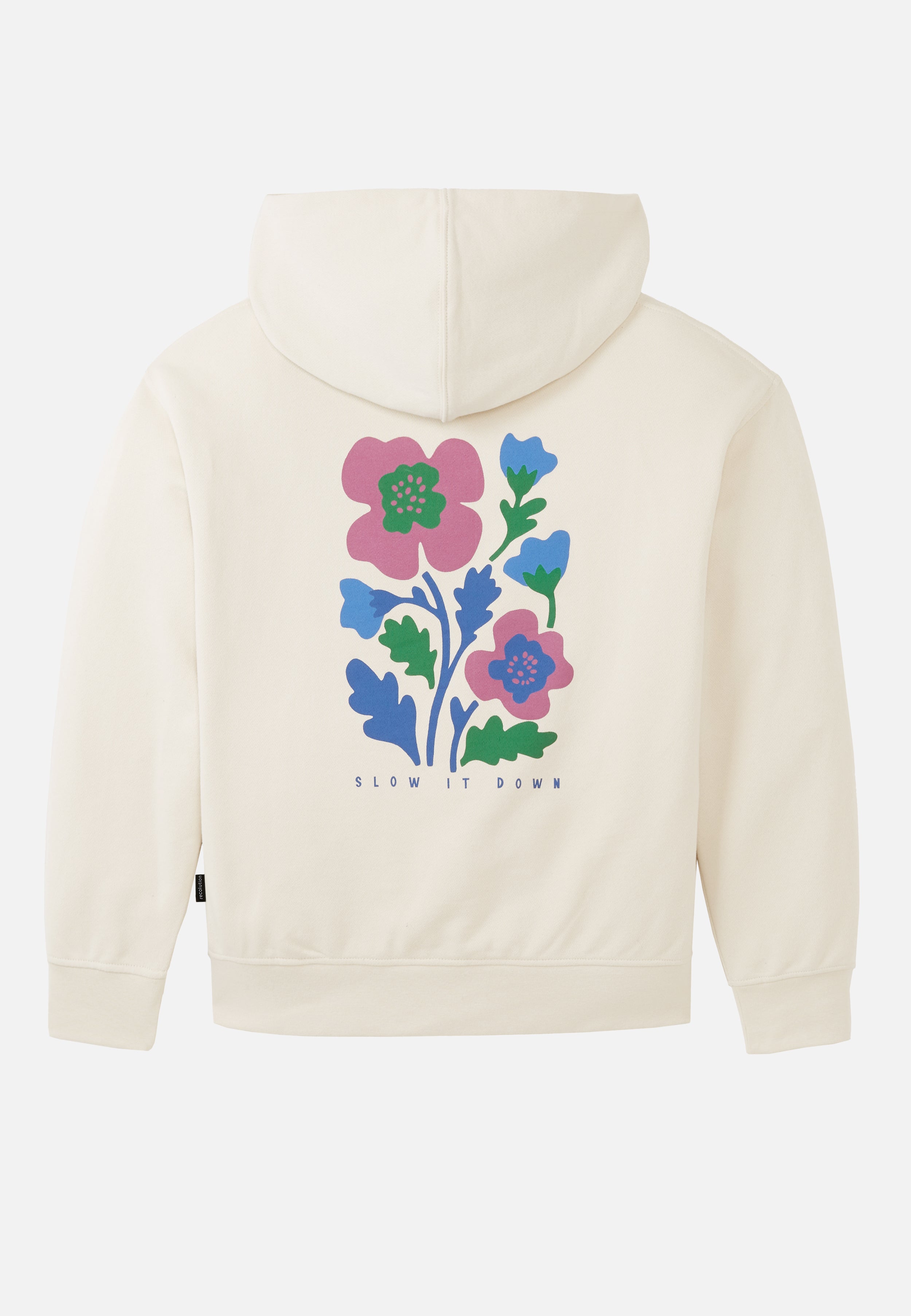 Recolution womens vegan Hoodie Persea Slow Arctic White