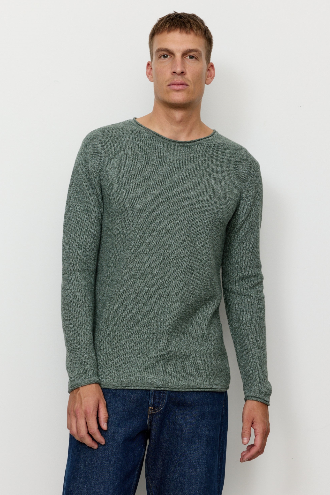 Recolution Herren vegan Pullover Eukalyptus GrÃ¼n