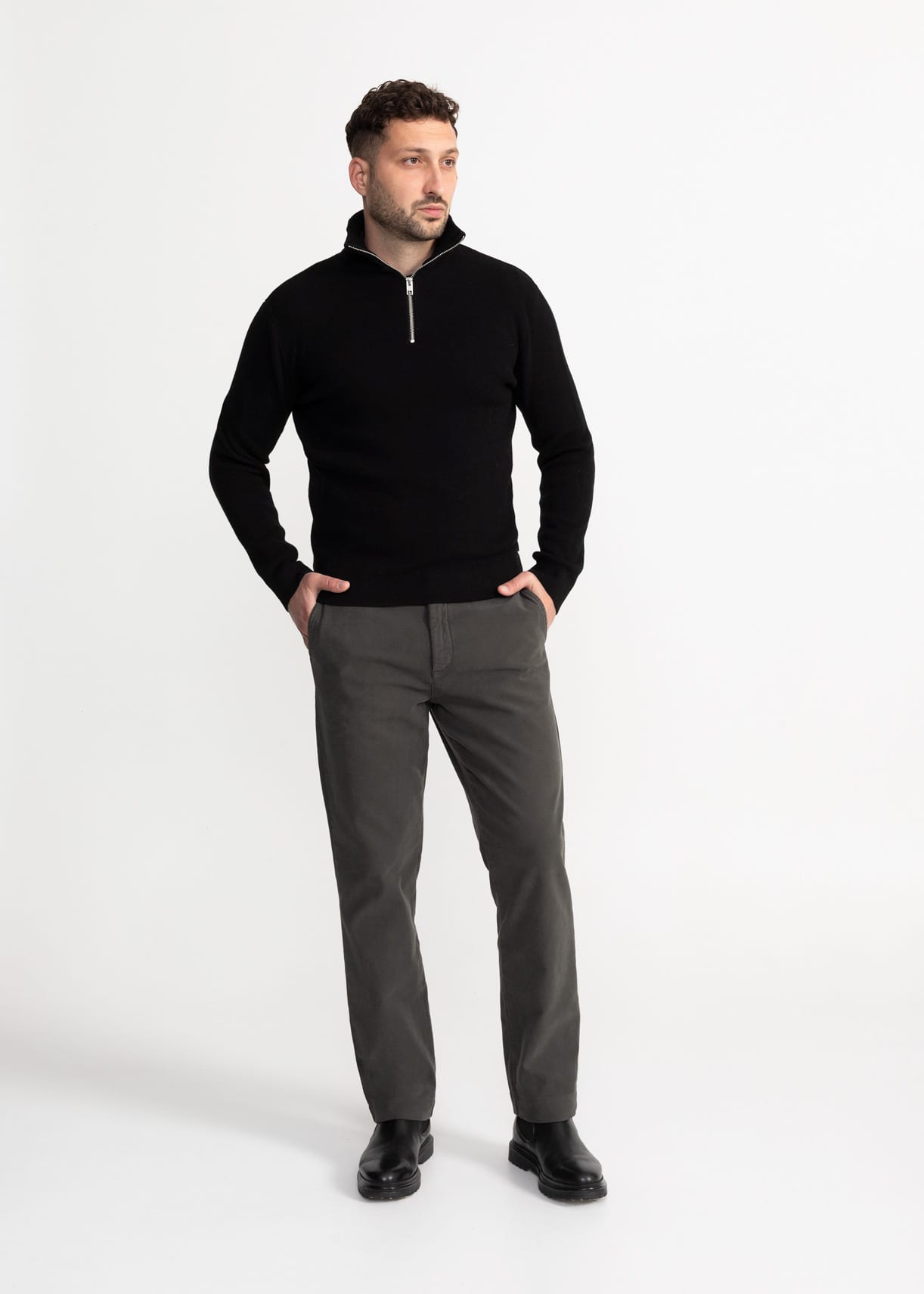 De IONESCU men vegan Pants Azuga Green