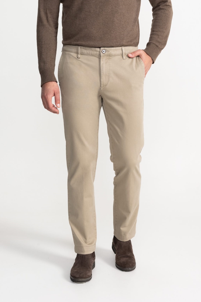 Image of De IONESCU mannen vegan Broek Sinaia Beige