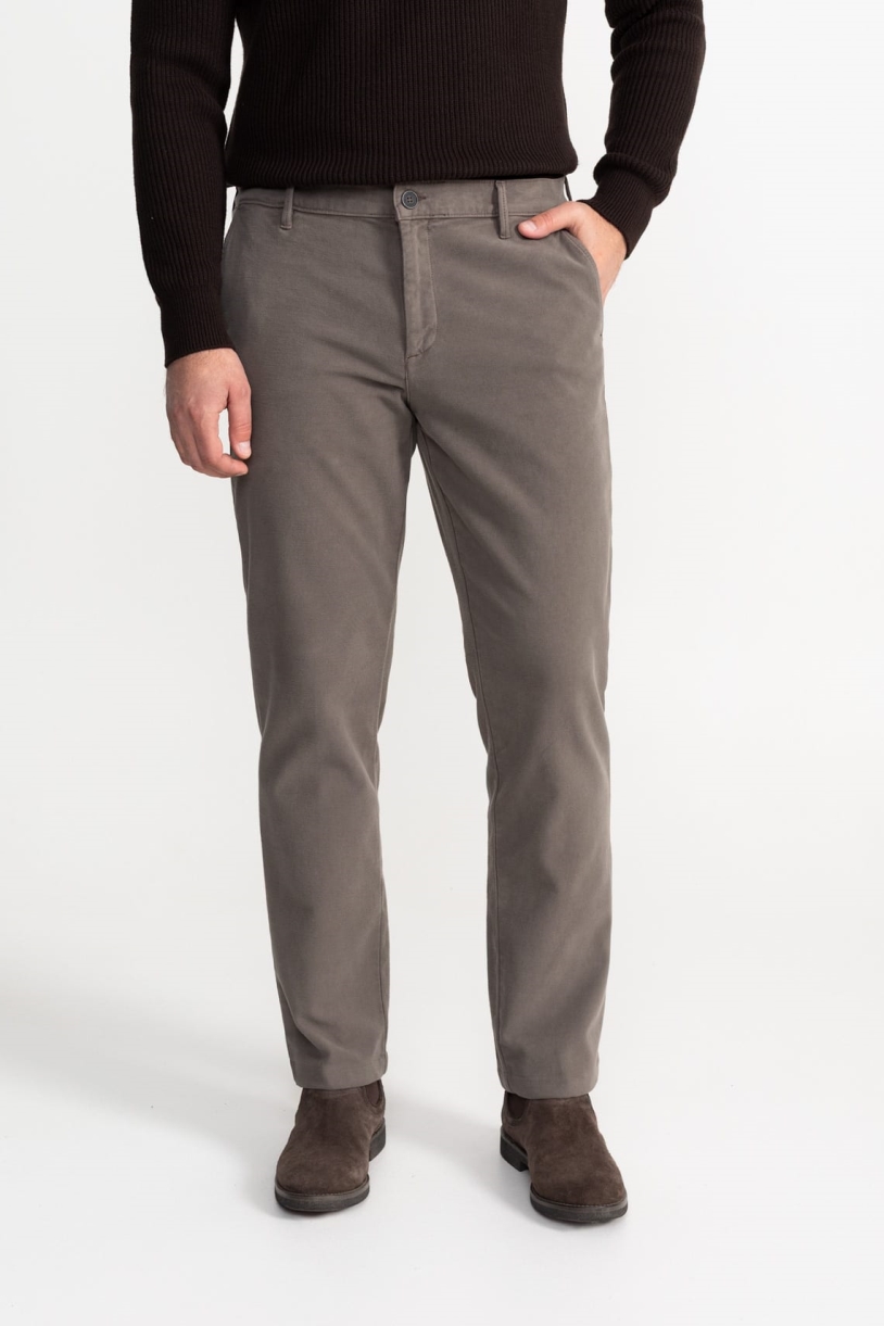 Image of De IONESCU mannen vegan Broek Azuga Taupe