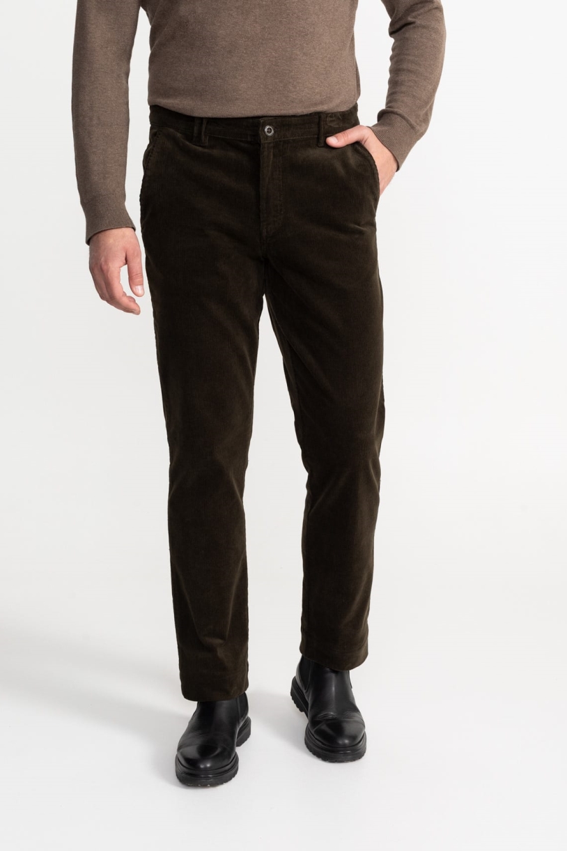 Image of De IONESCU mannen vegan Broek Comarnic Groen