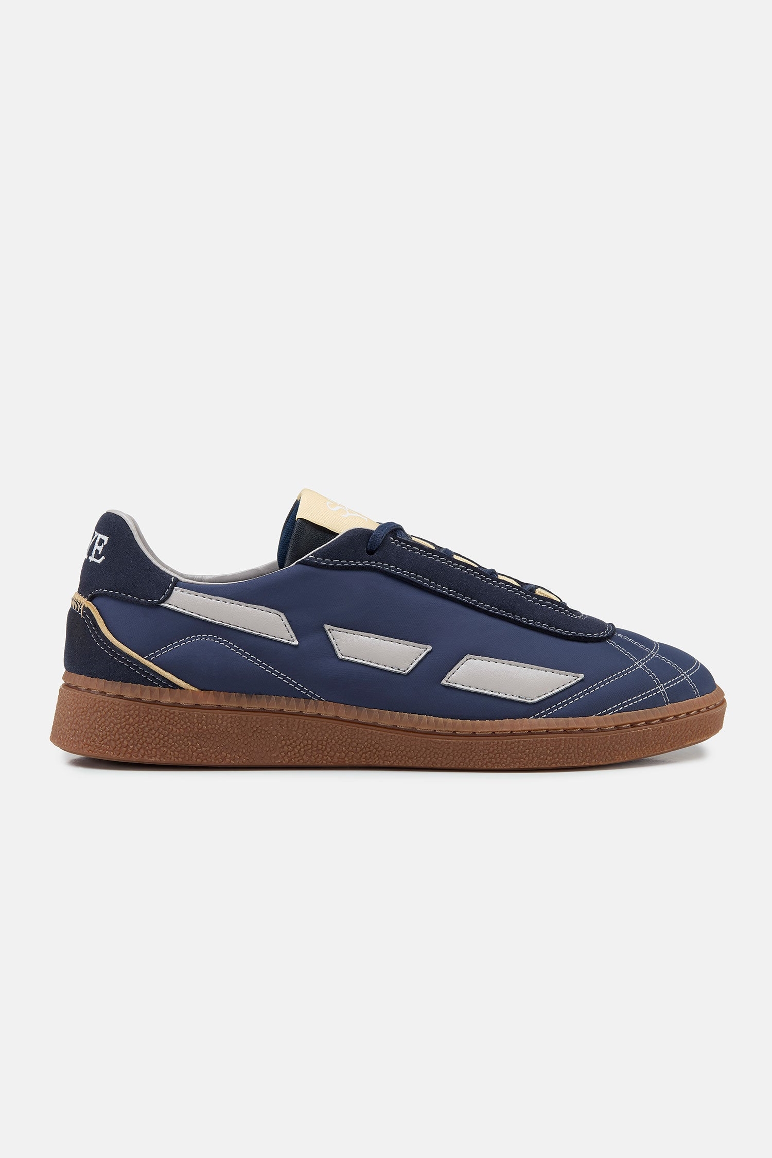 Image of SAYE mannen vegan Sneakers M70 Match Marineblauw & Grijs