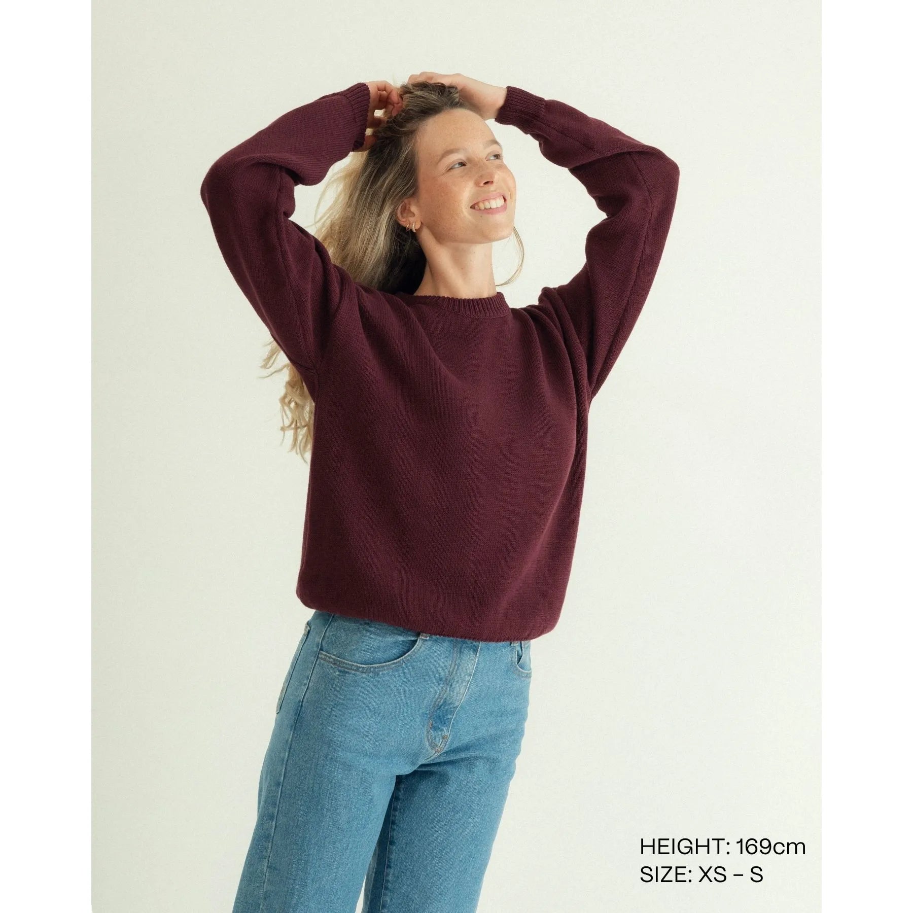 108799 - Damen vegan Pullover Irene Lila 108799 - Damen vegan Pullover Irene Lila