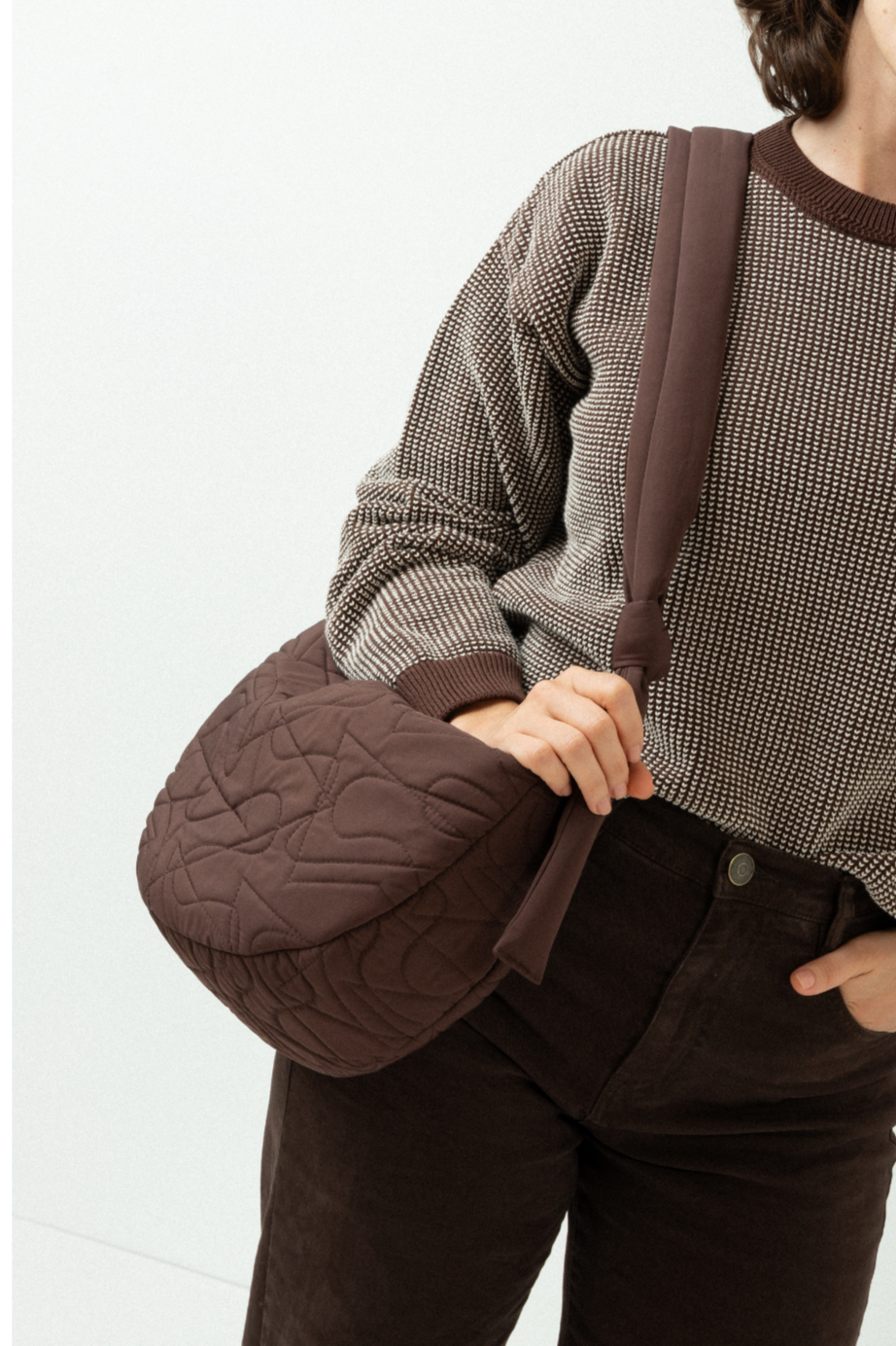 Clotsy Damen vegan Tasche Traveler Braun