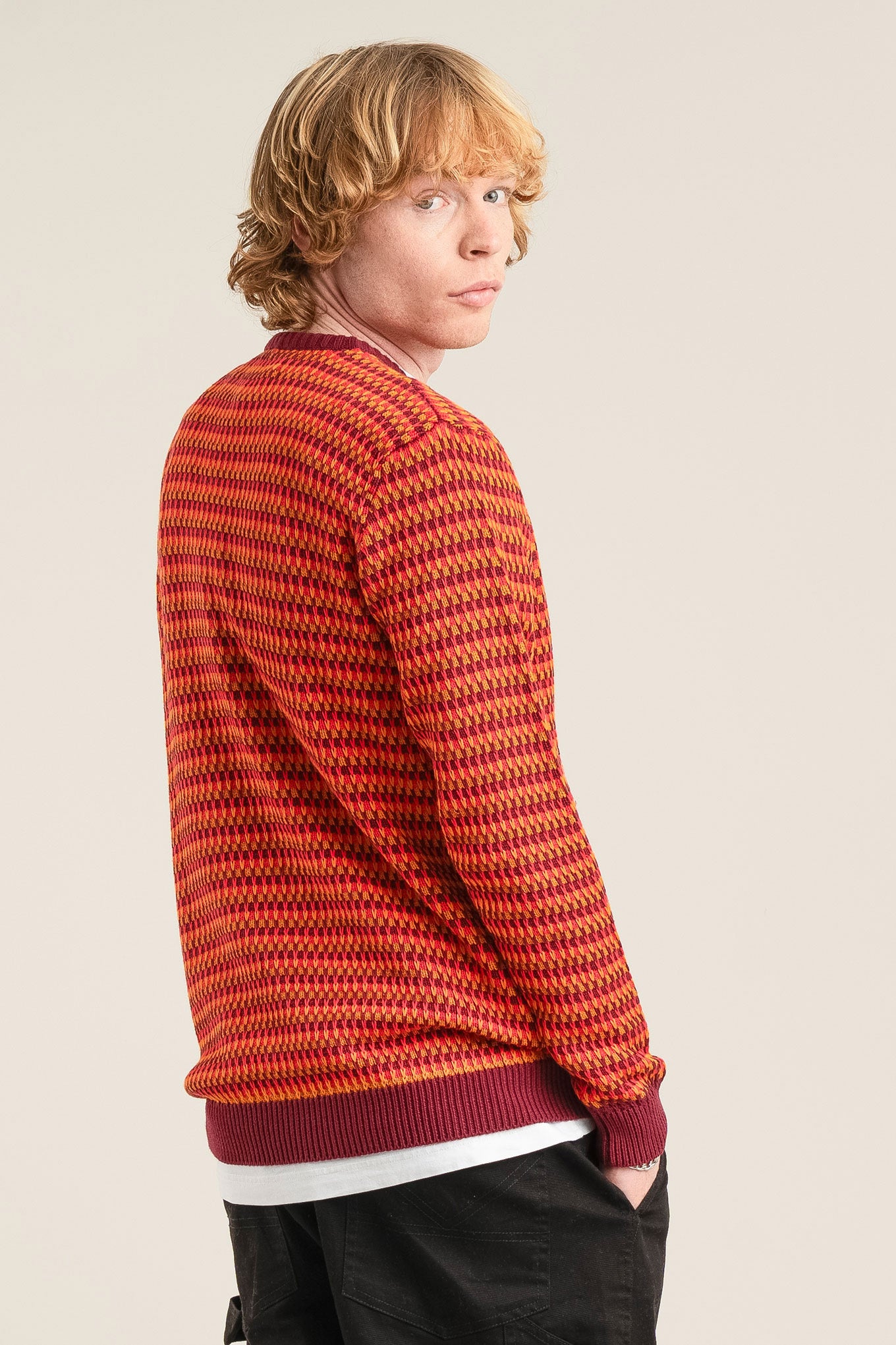 KOMODO men vegan Jumper Kai Wine Red