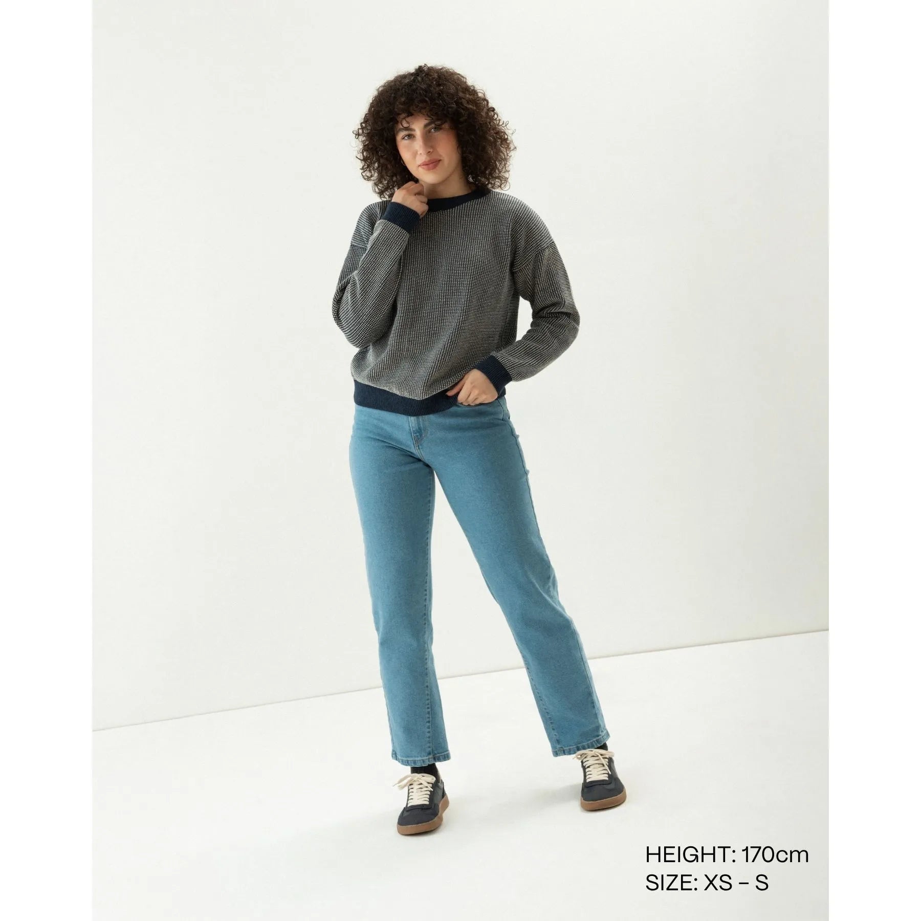 108997 - Damen vegan Pullover Selene Blau