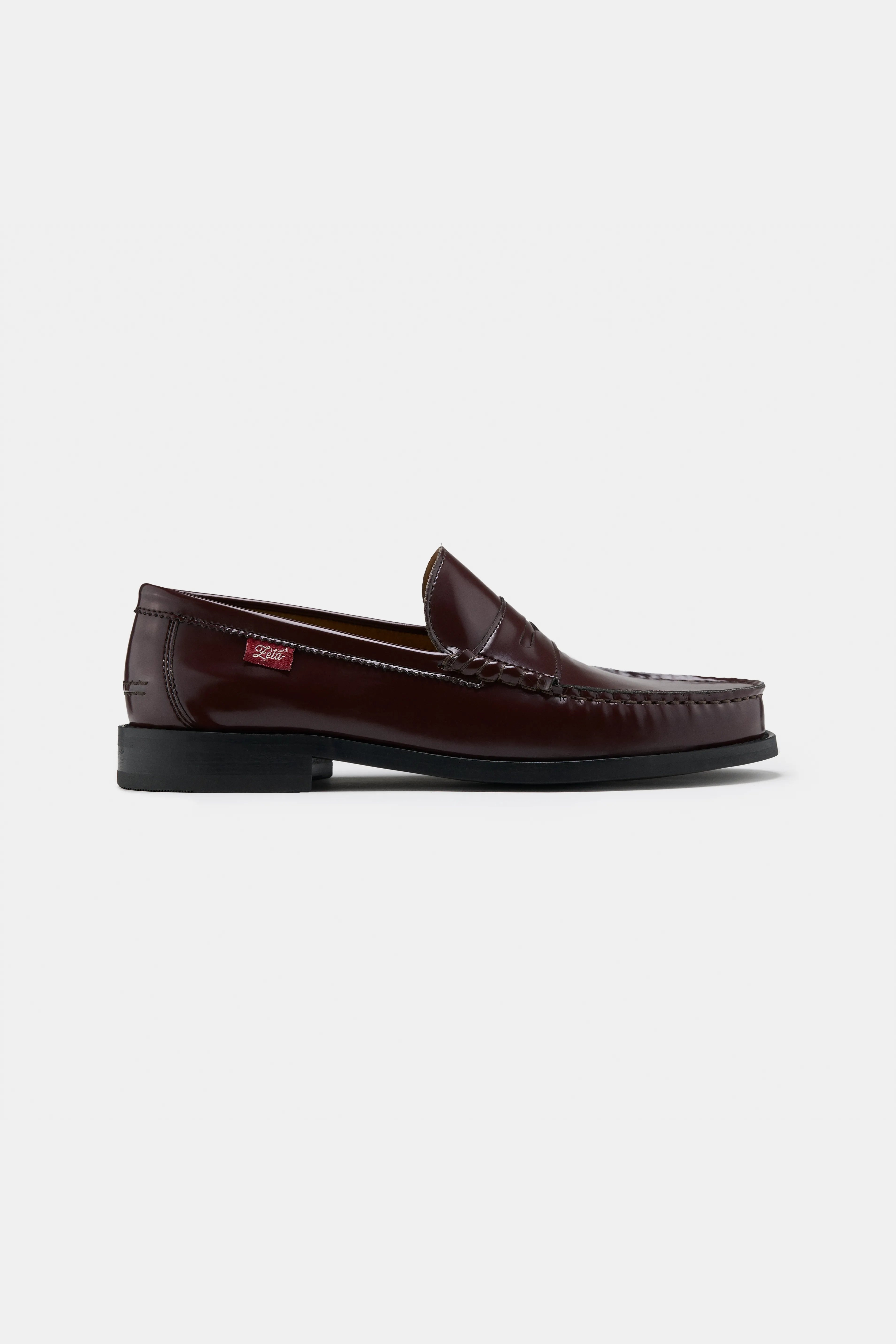 Image of Zèta mannen vegan Loafers Unisex Braga Bordeaux