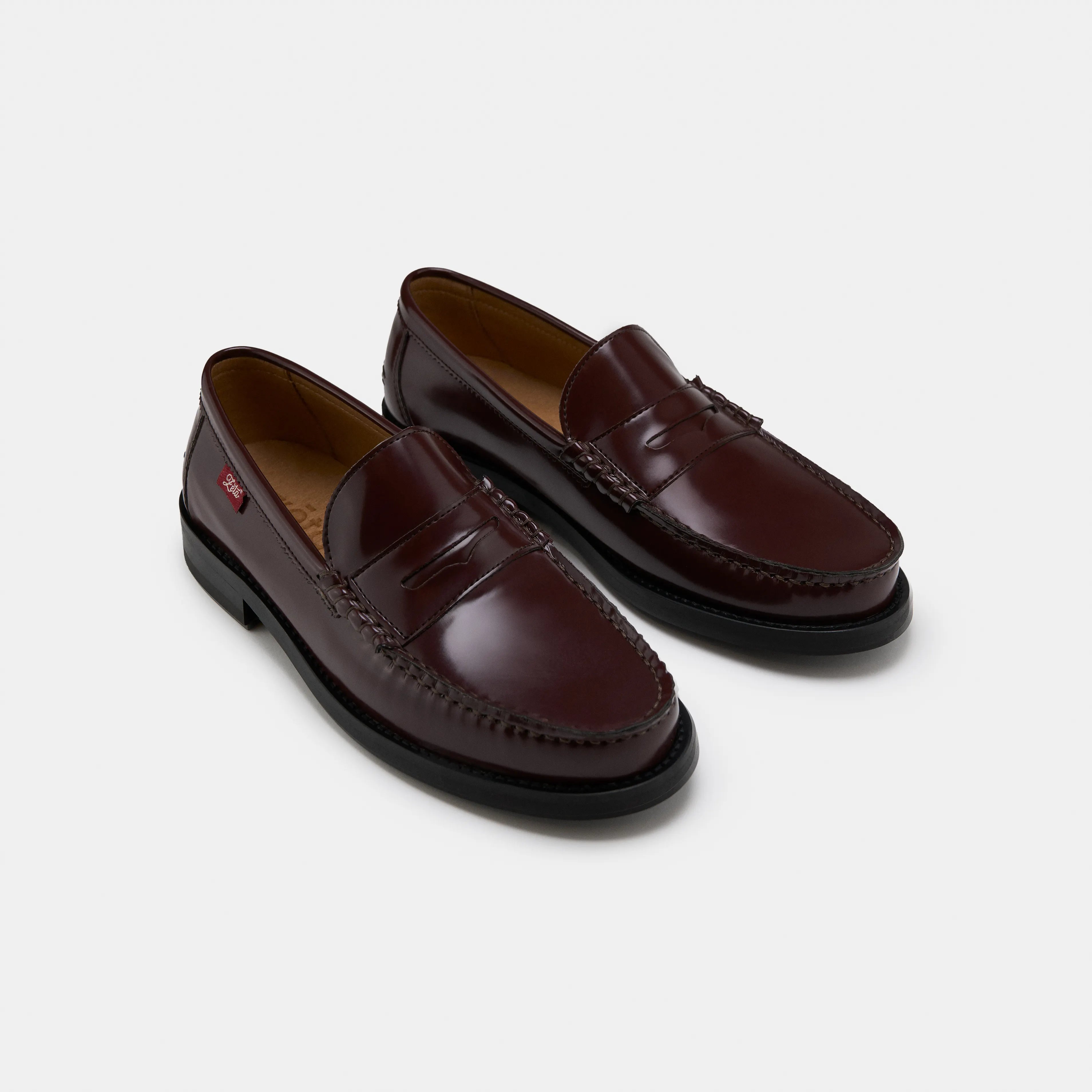 ZÃ¨ta men vegan Loafers Unisex Braga Bordeaux