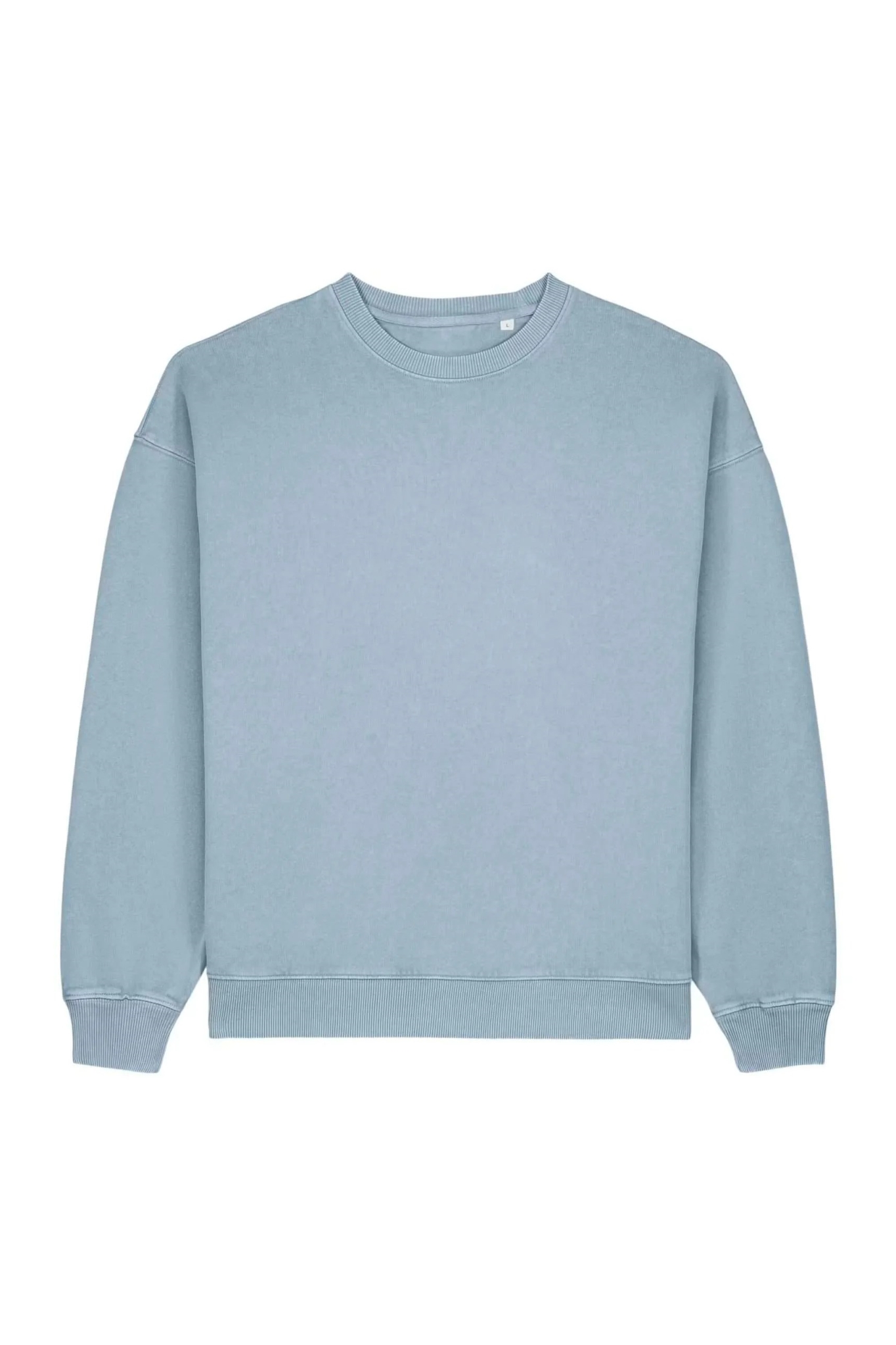 Image of IT'S PAWSOME mannen vegan Sweatshirt Oversized Blauwe Steen Vintage