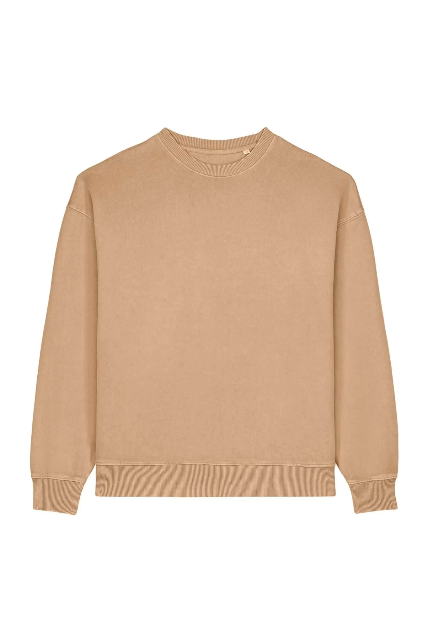 Image of IT'S PAWSOME mannen vegan Sweatshirt Oversized Latte Vintage