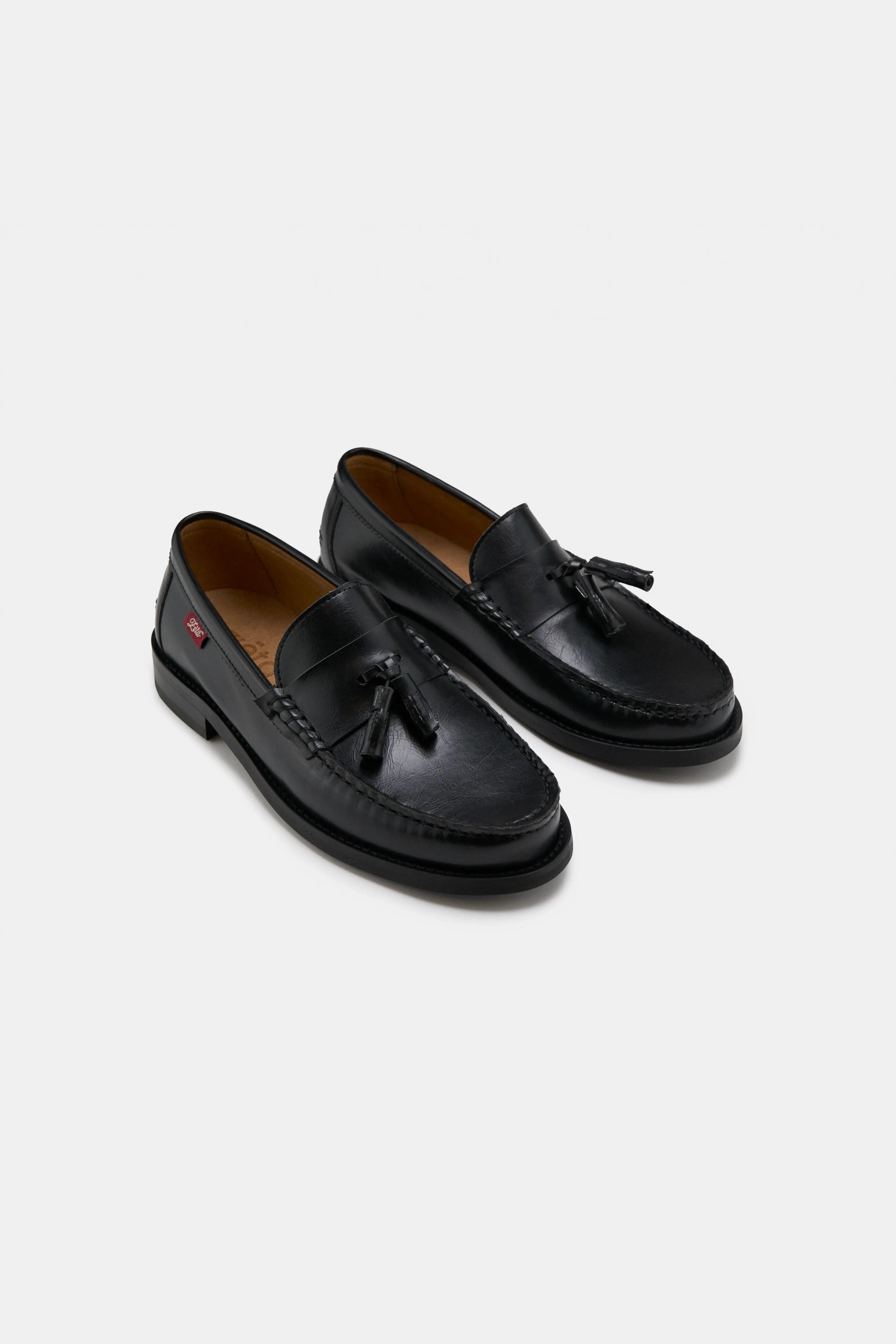 Image of Zèta mannen vegan Loafers Unisex Minho Zwart