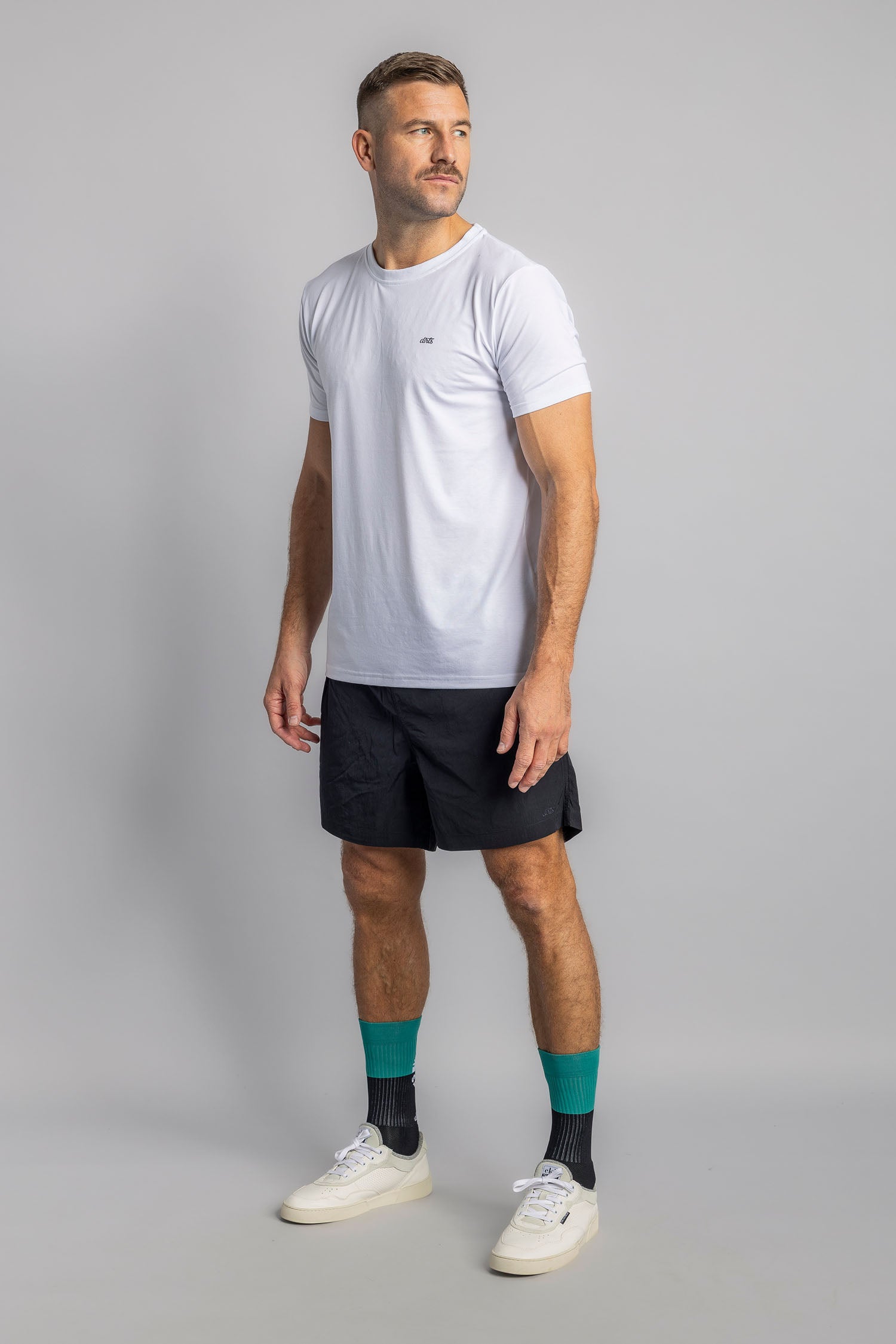 DIRTS men vegan T-Shirt Classic Athletic White