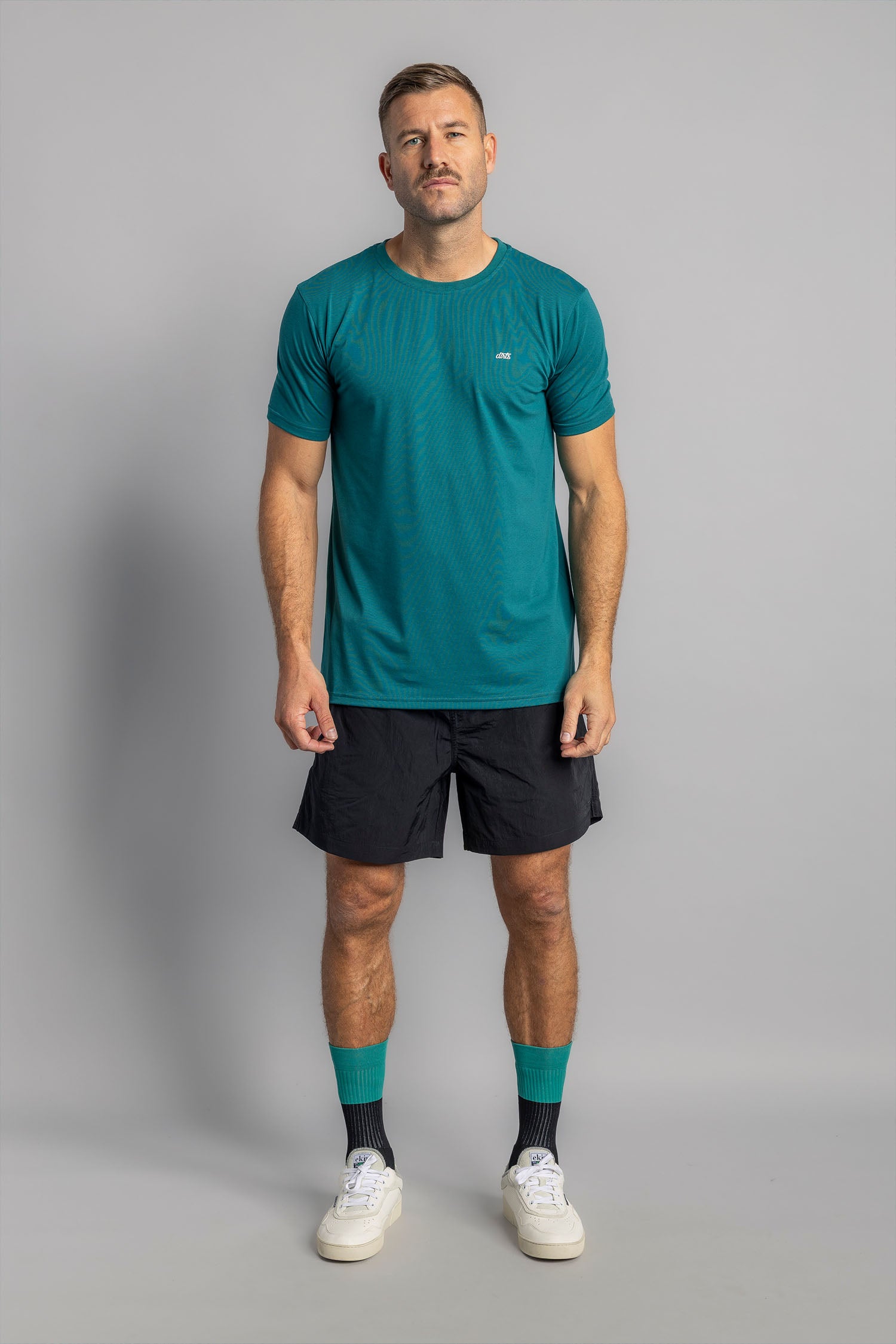 DIRTS men vegan T-Shirt Classic Athletic Deep Forest