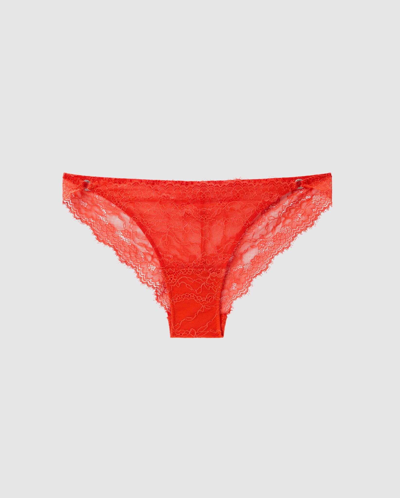 Understatement womens vegan Briefs Lace Red