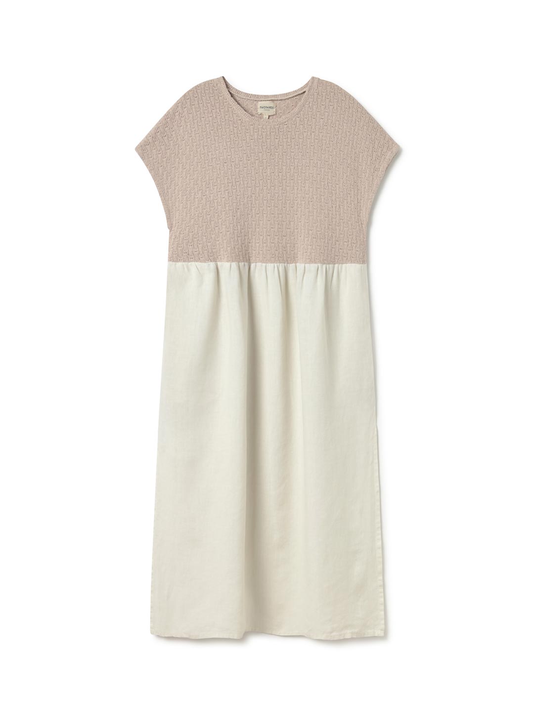 TWOTHIRDS womens vegan Dress Kualoa Neutral Bicolour